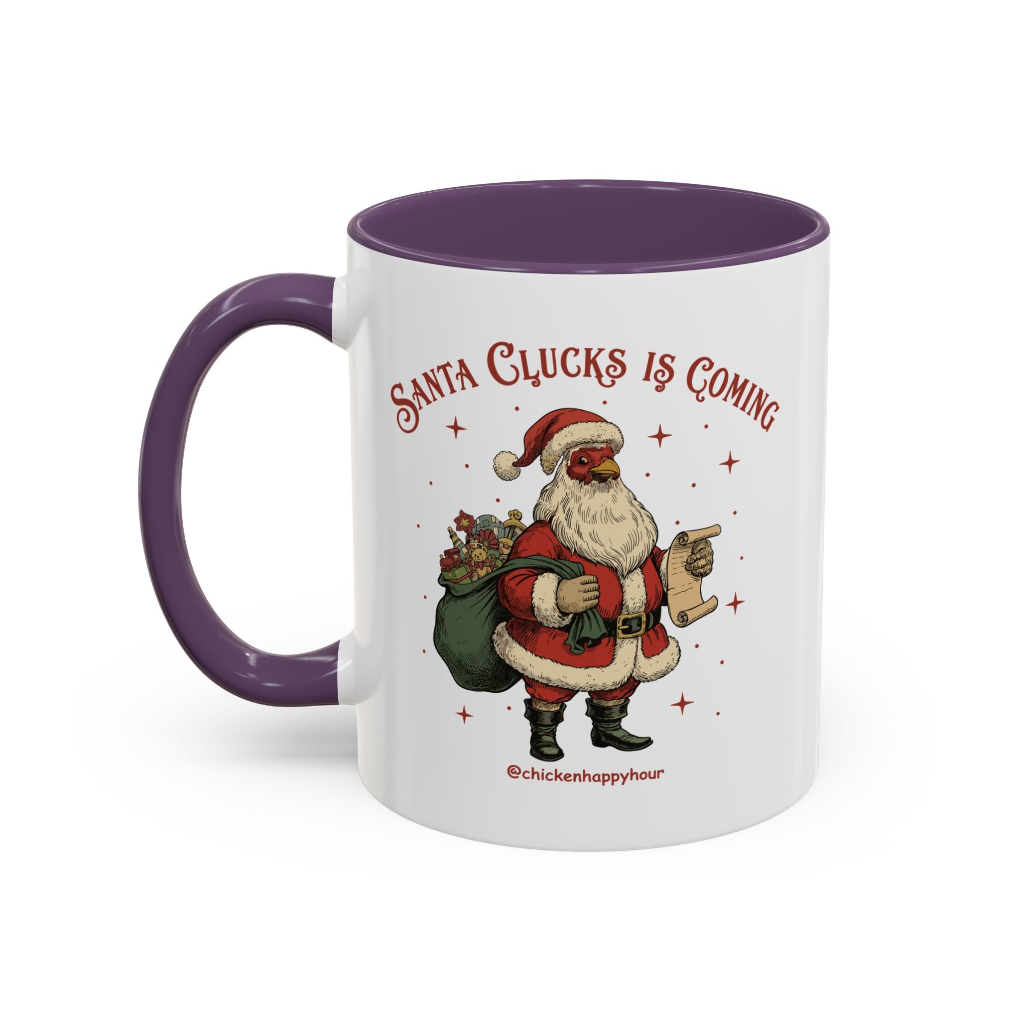 Santa Clucks Is Coming Coffee Mug