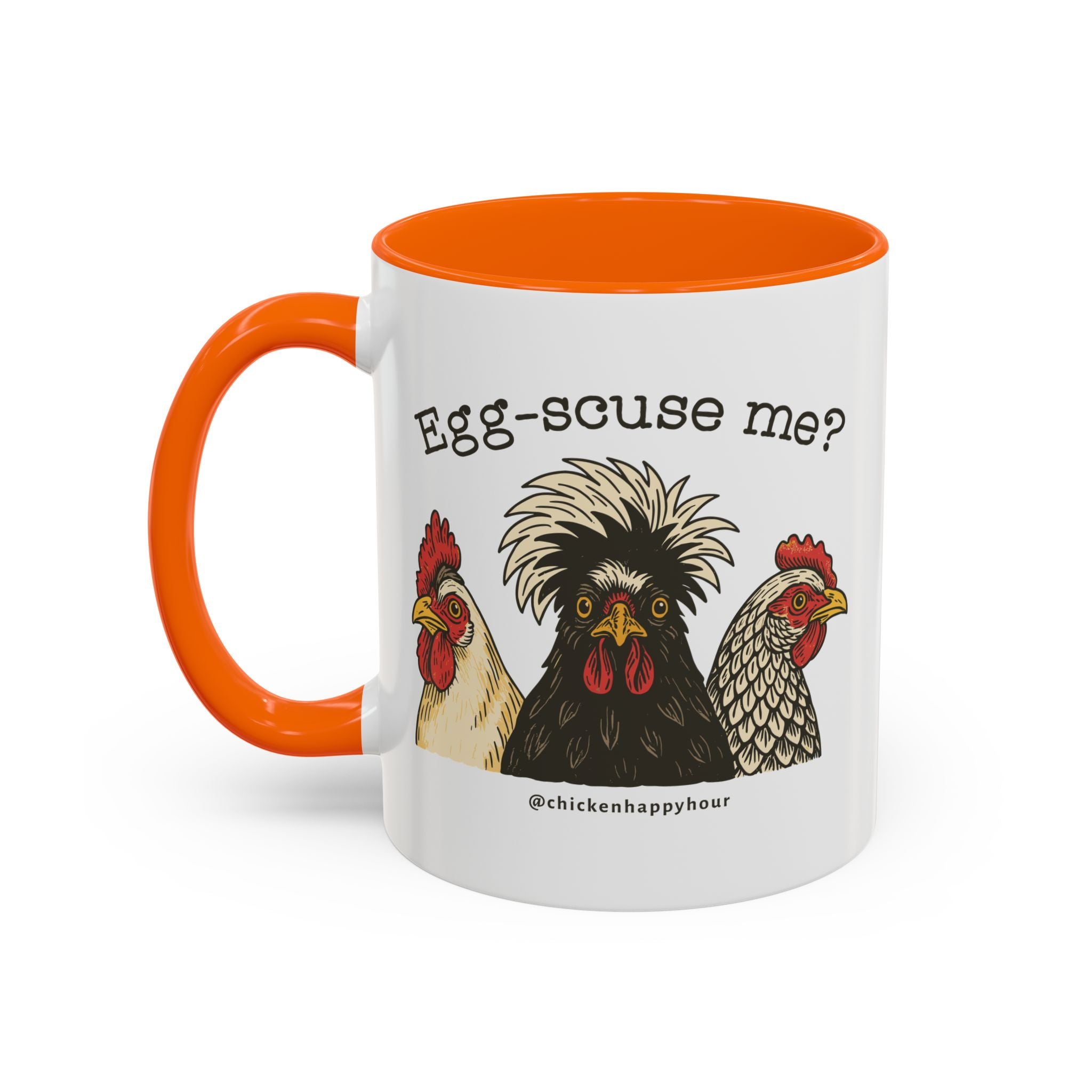 Egg-scuse Me Coffee Mug