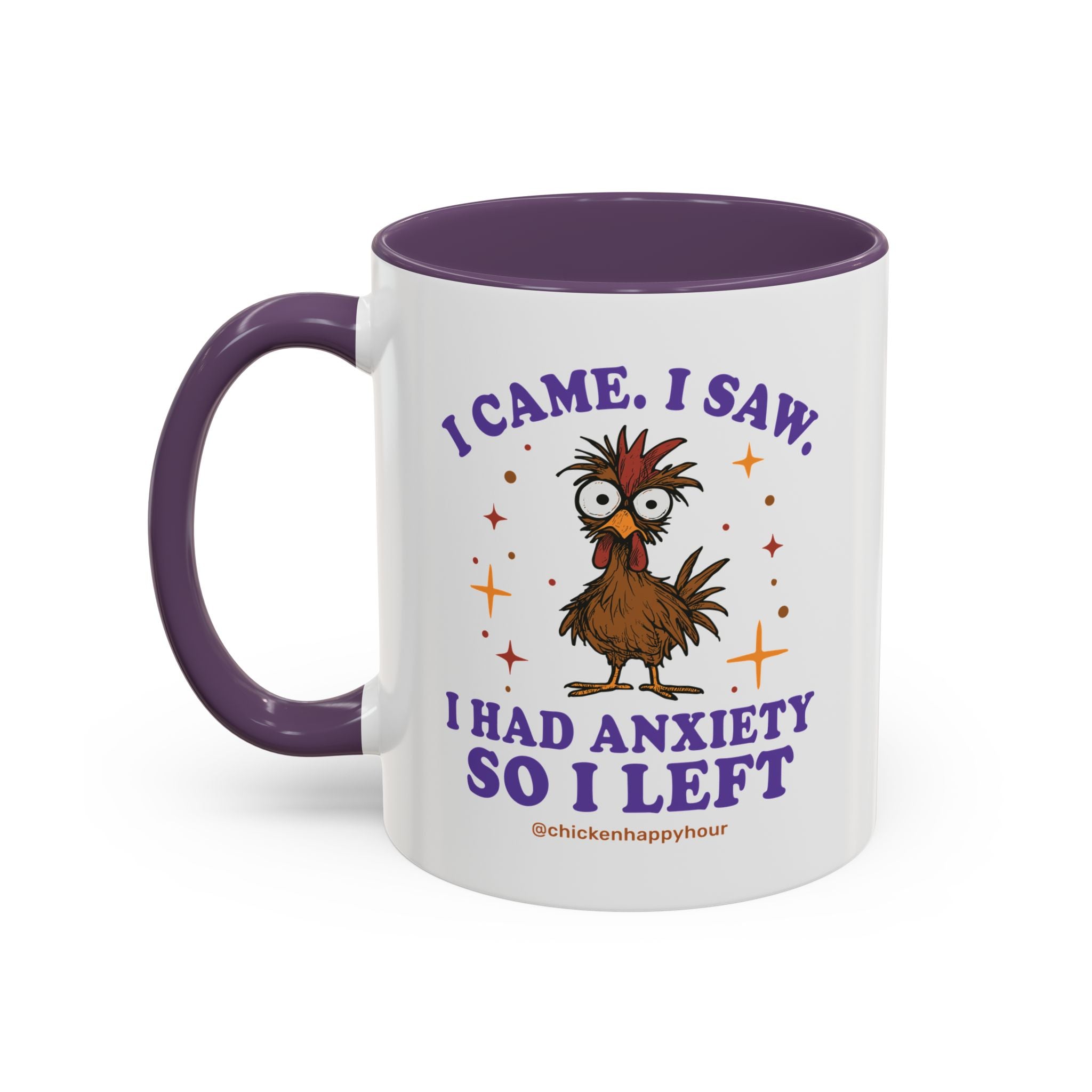 I Came I Saw I Had Anxiety I Left Coffee Mug