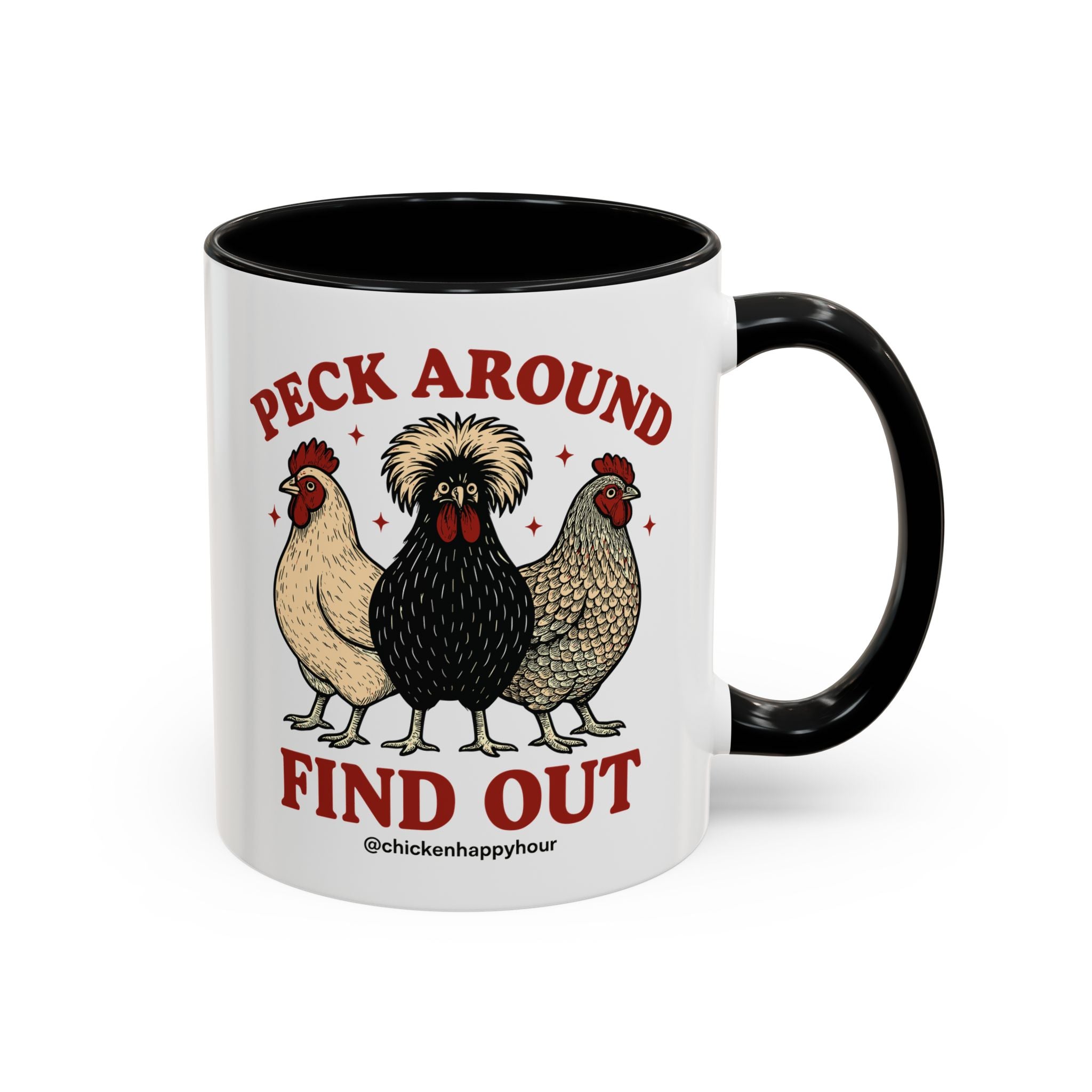 Peck Around Find Out Coffee Mug