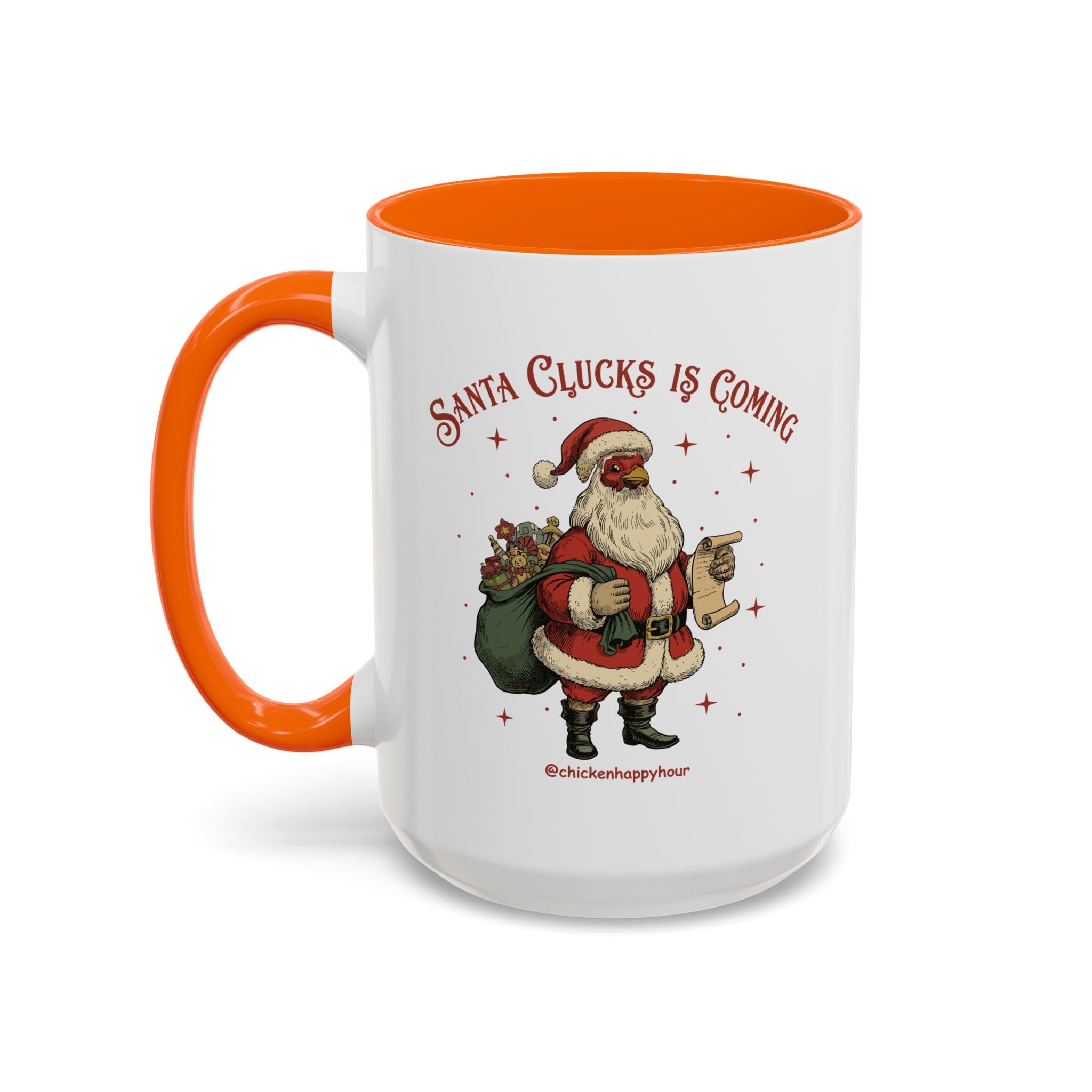Santa Clucks Is Coming Coffee Mug