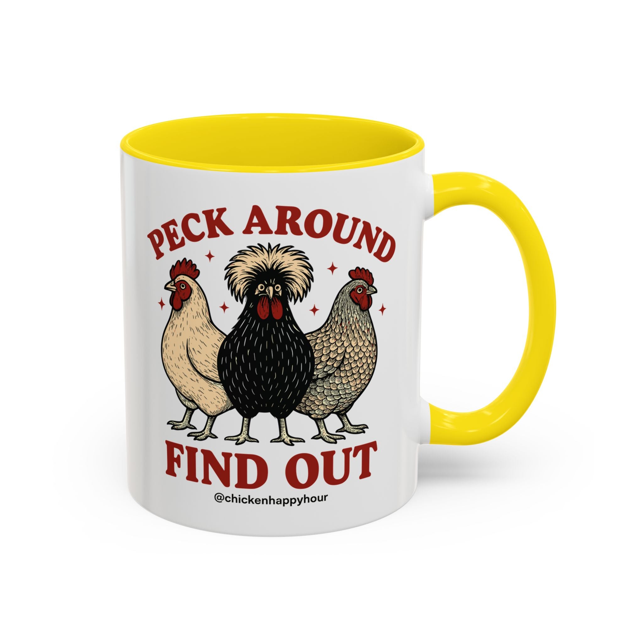 Peck Around Find Out Coffee Mug