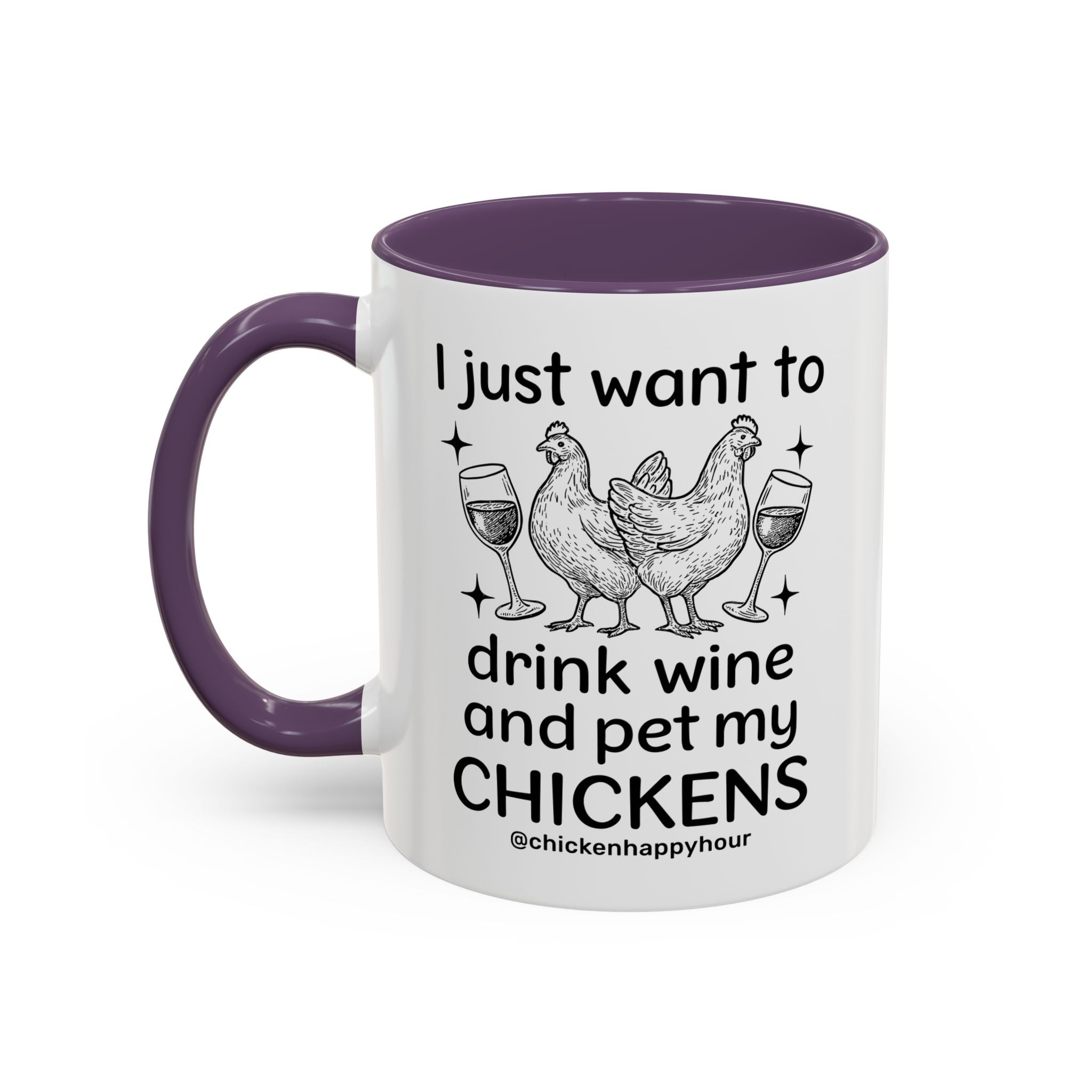 Wine and Chickens Coffee Mug