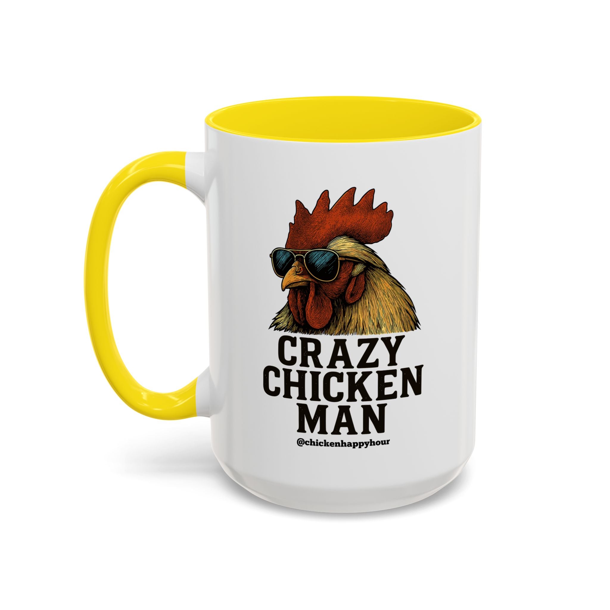 Crazy Chicken Man Coffee Mug