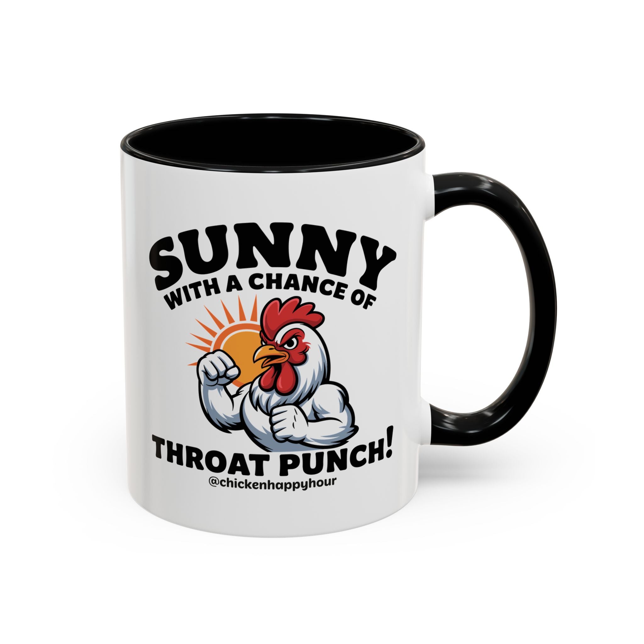 Sunny with a Chance of Throat Punch Coffee Mug