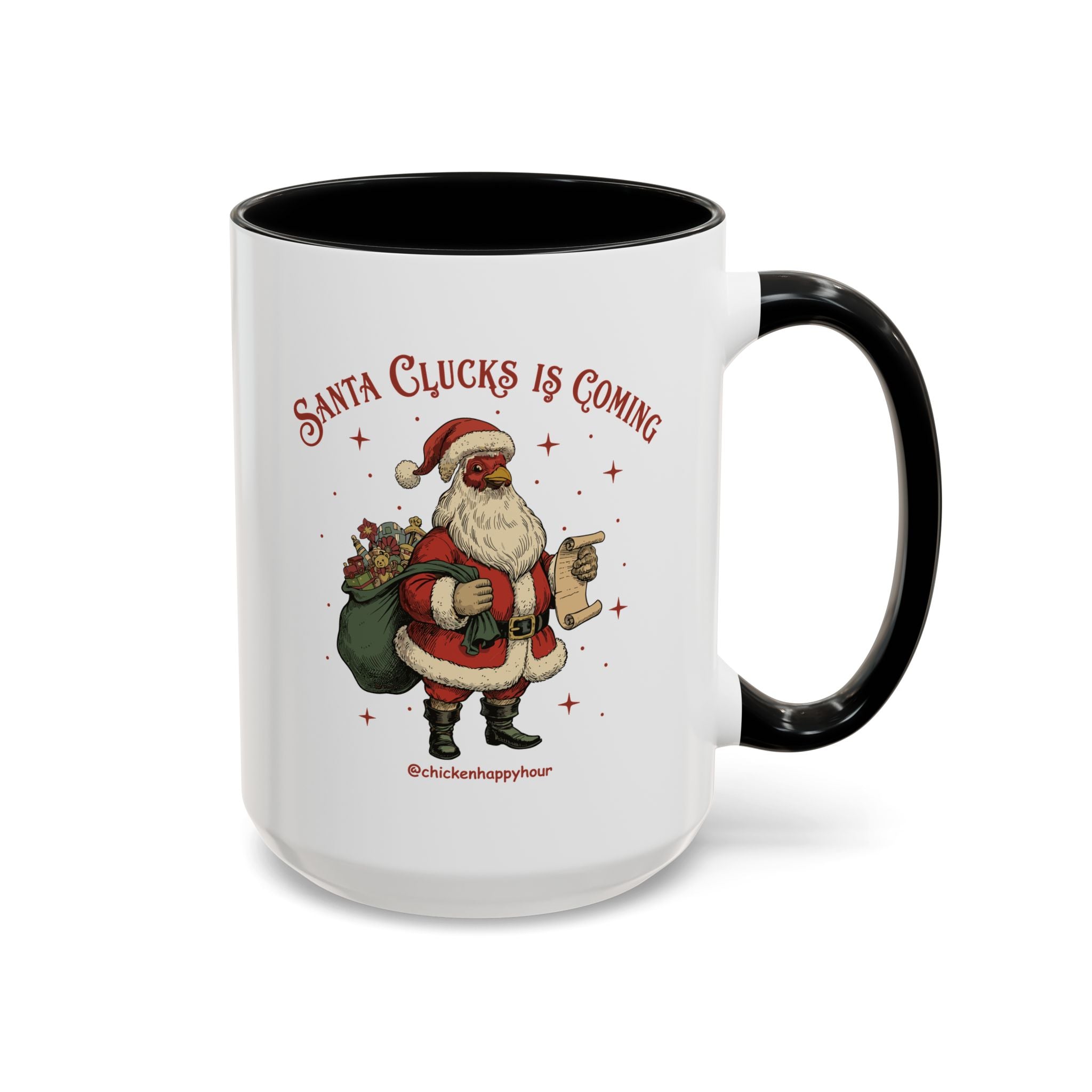 Santa Clucks Is Coming Coffee Mug
