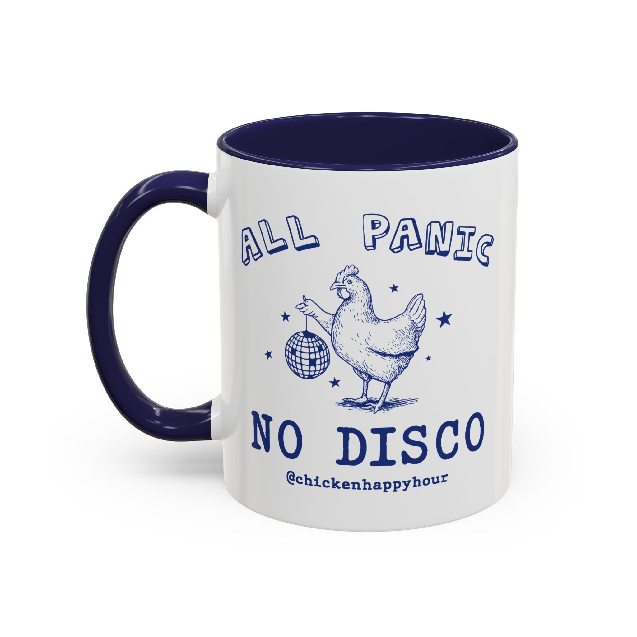 All Panic No Disco Coffee Mug