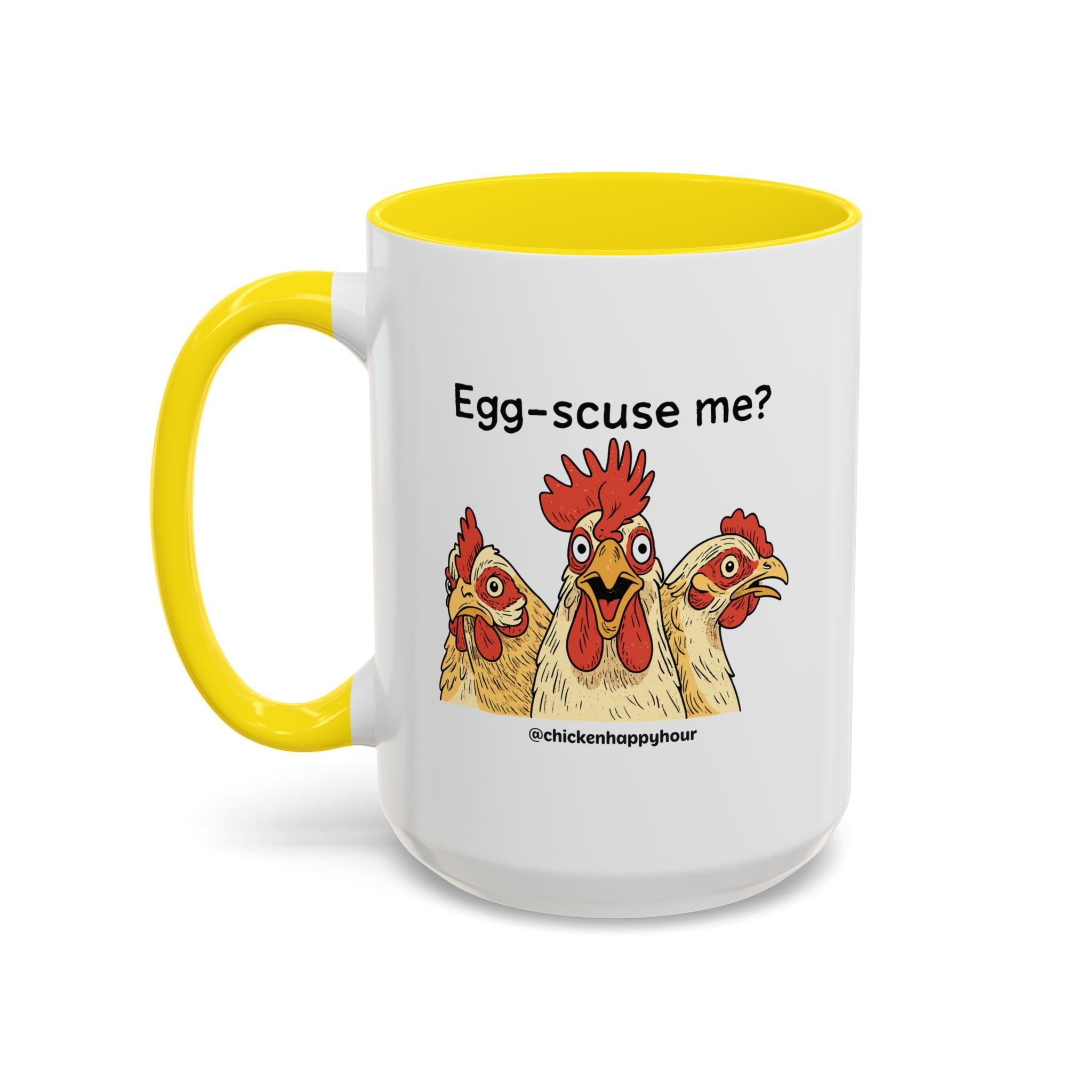Egg-Scuse Me Coffee Mug