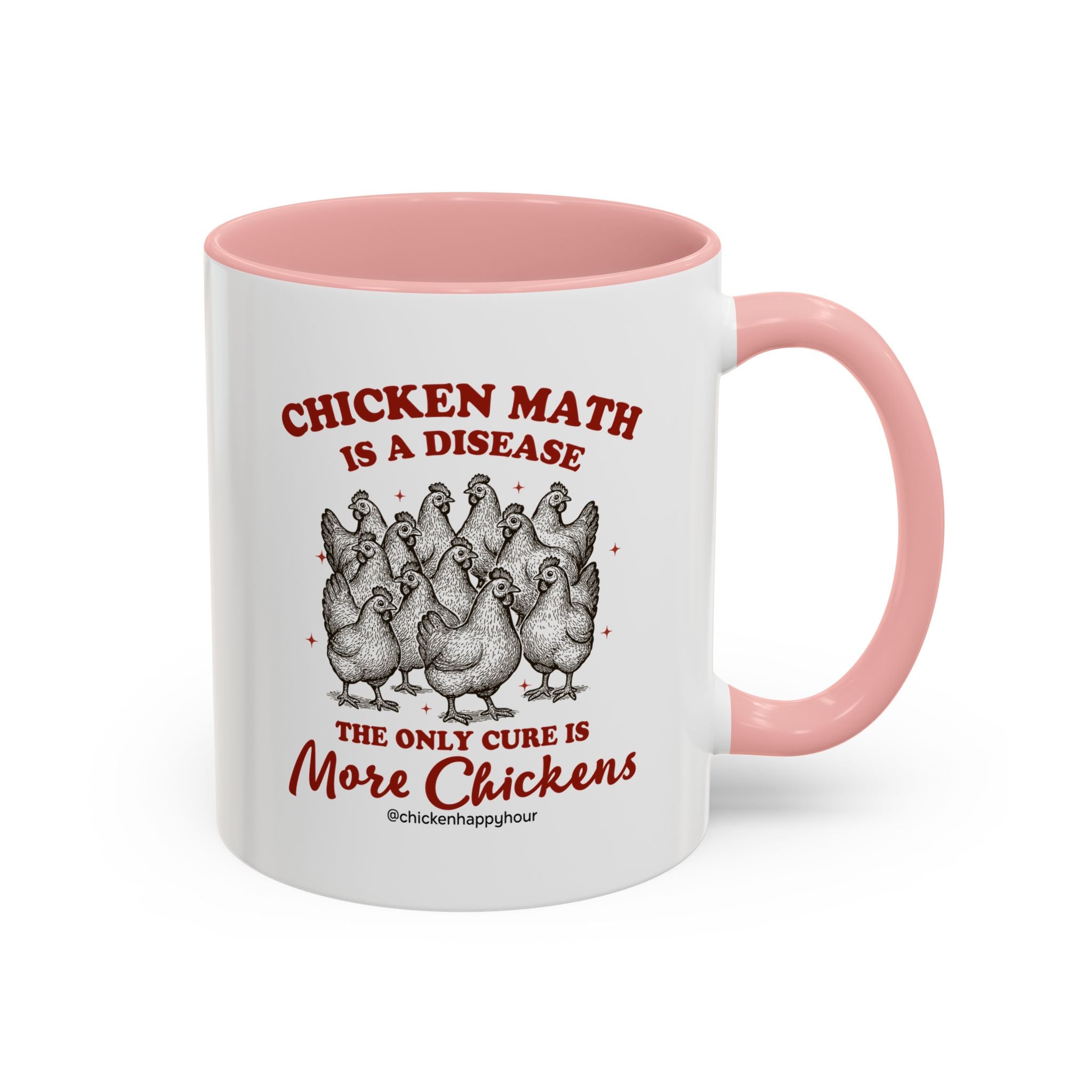 Chicken Math is a Disease Coffee Mug
