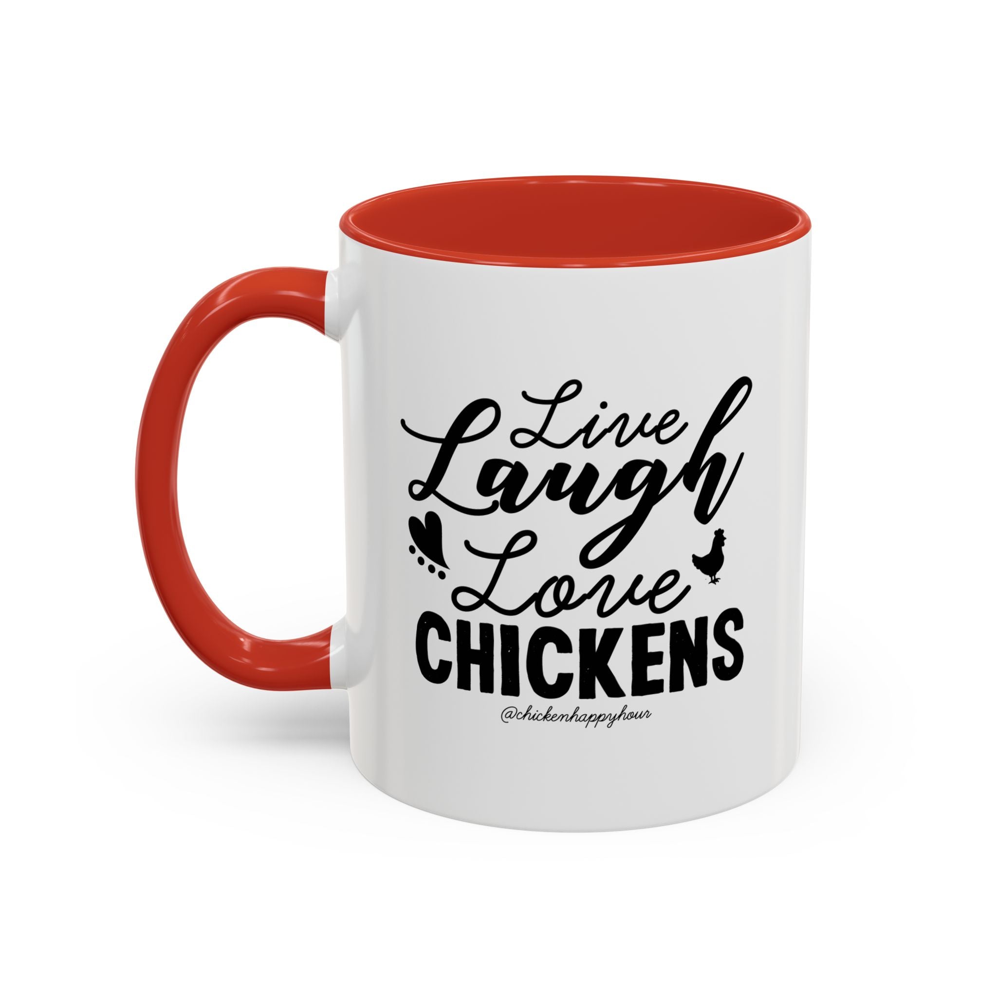 Live Laugh Love Chickens Coffee Mug