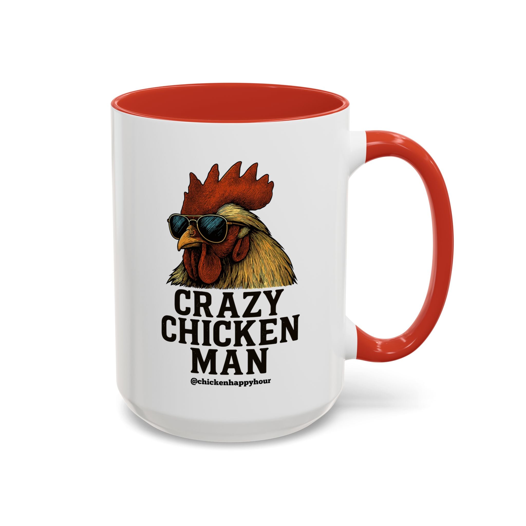 Crazy Chicken Man Coffee Mug