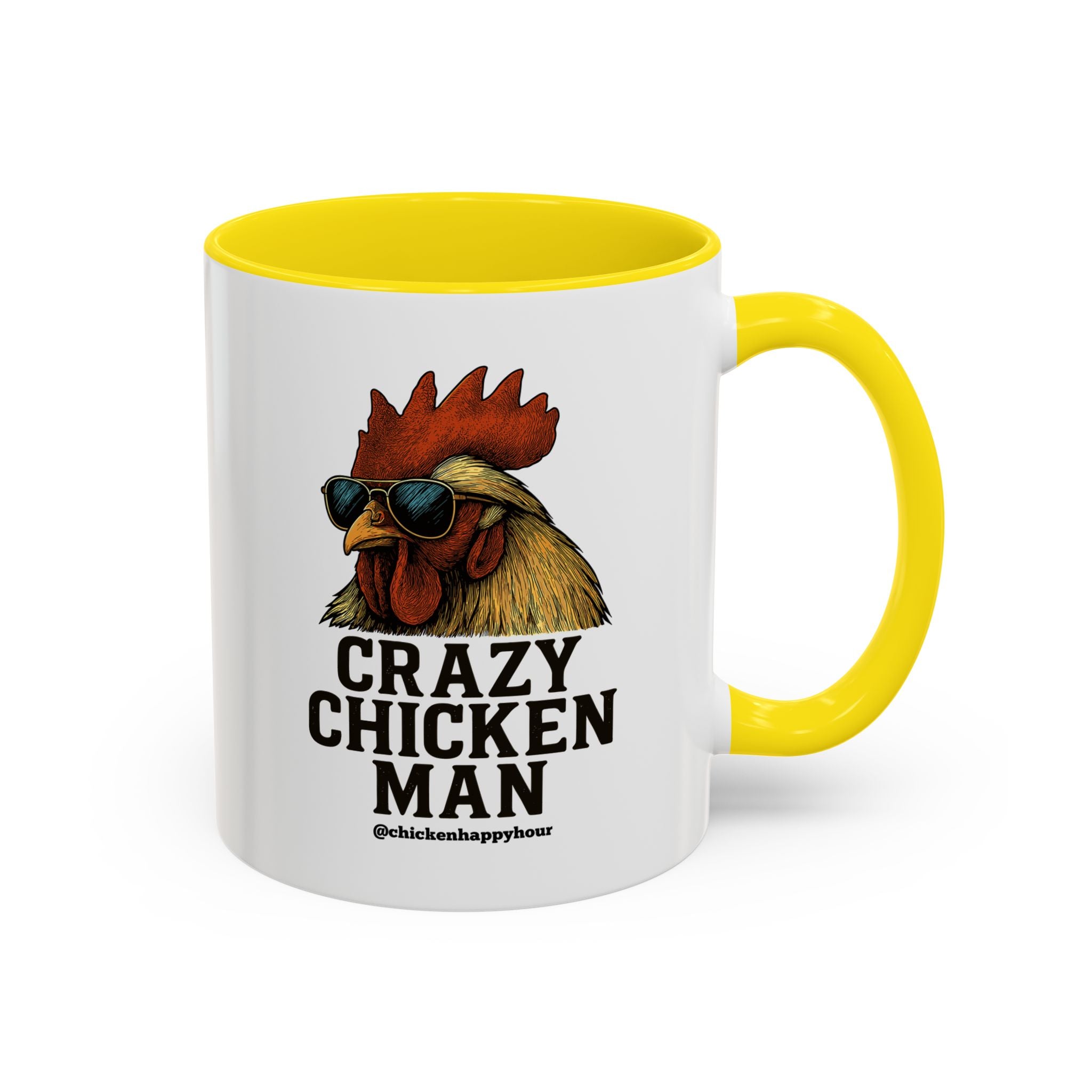 Crazy Chicken Man Coffee Mug