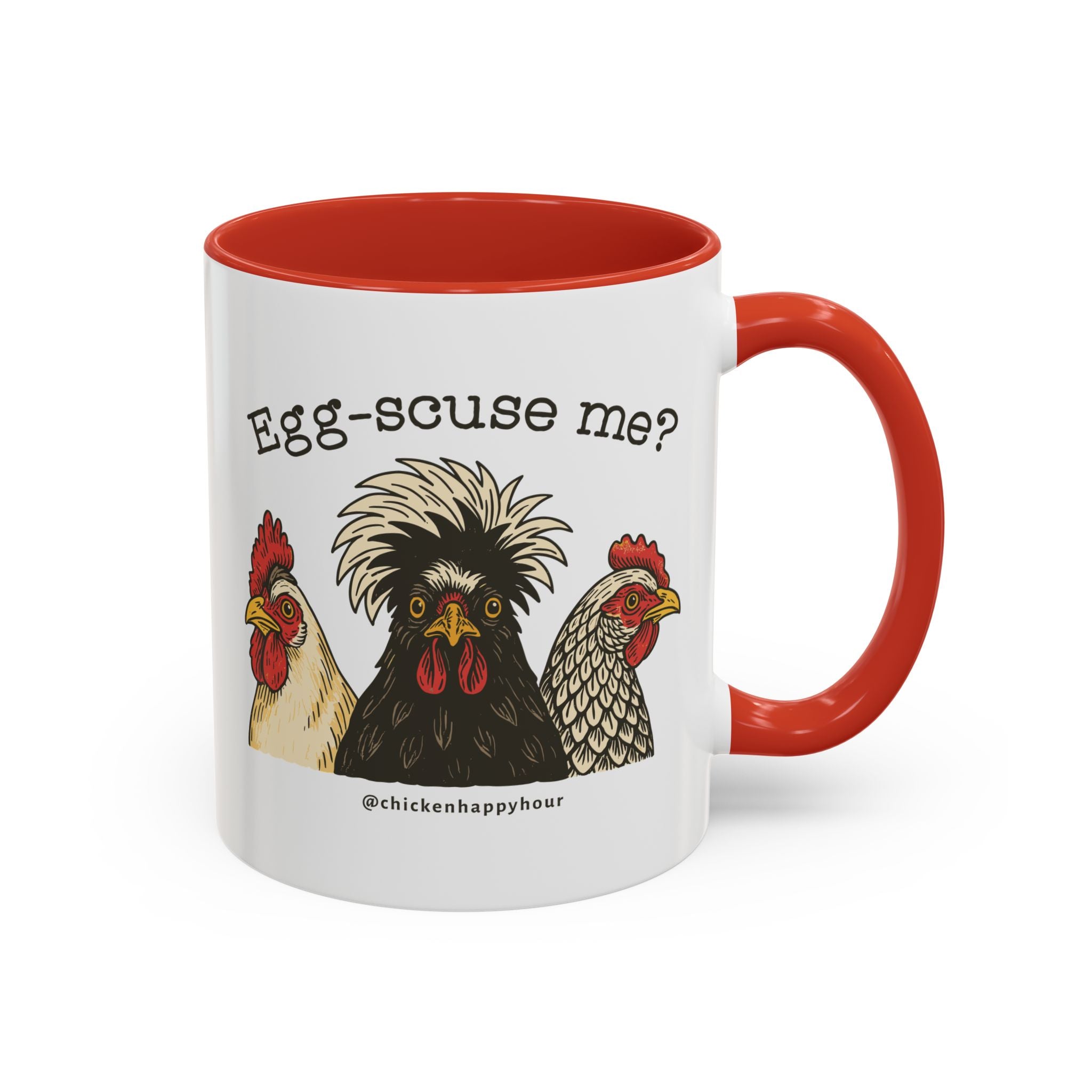 Egg-scuse Me Coffee Mug