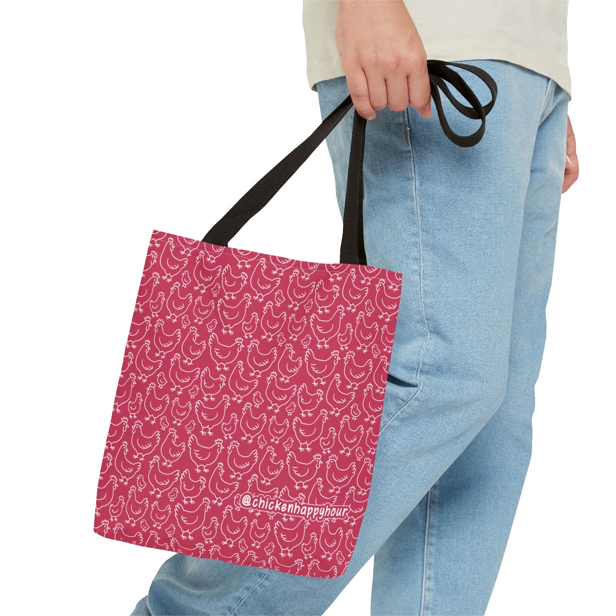 Chickens Pattern Tote Bag