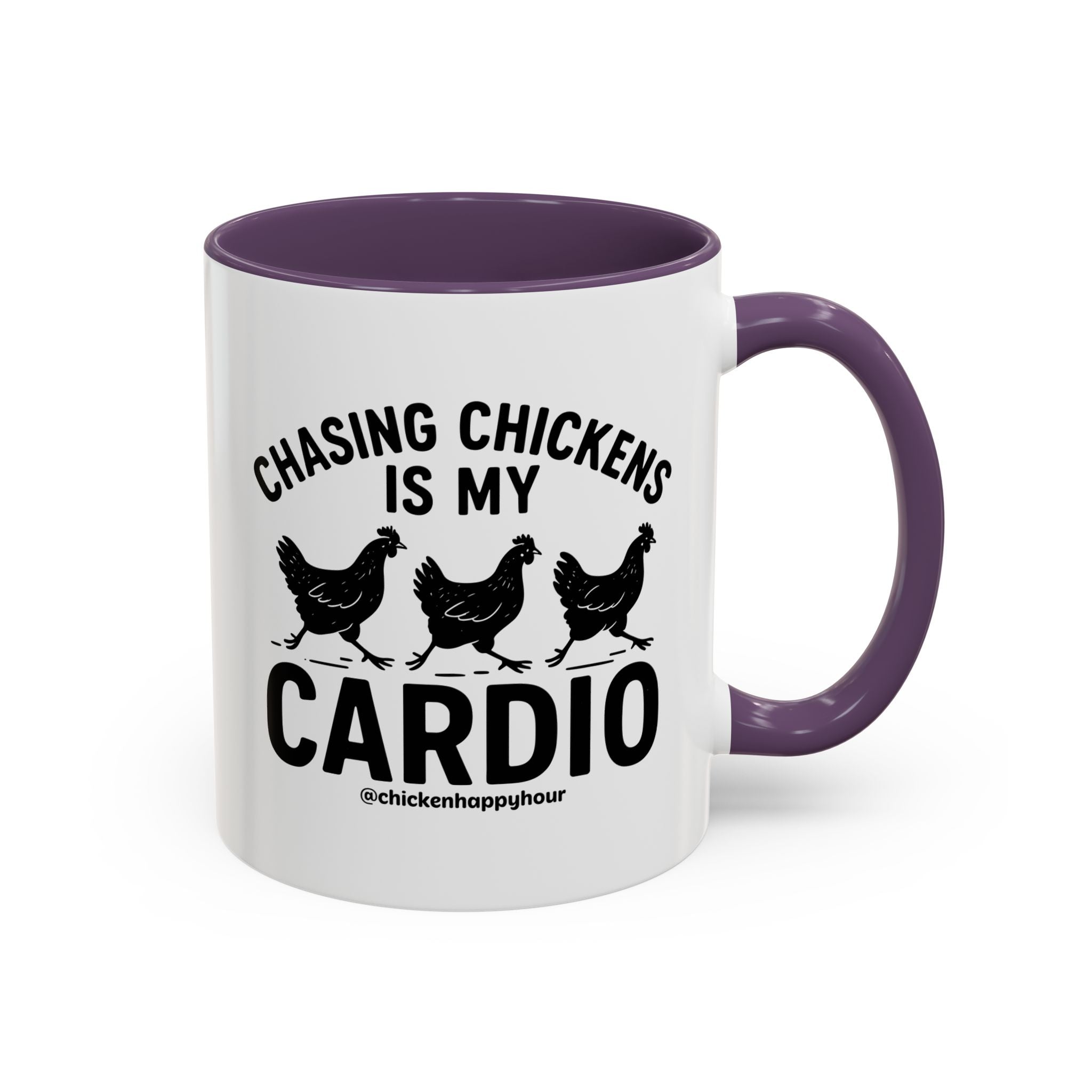 Chasing Chickens is my Cardio Coffee Mug