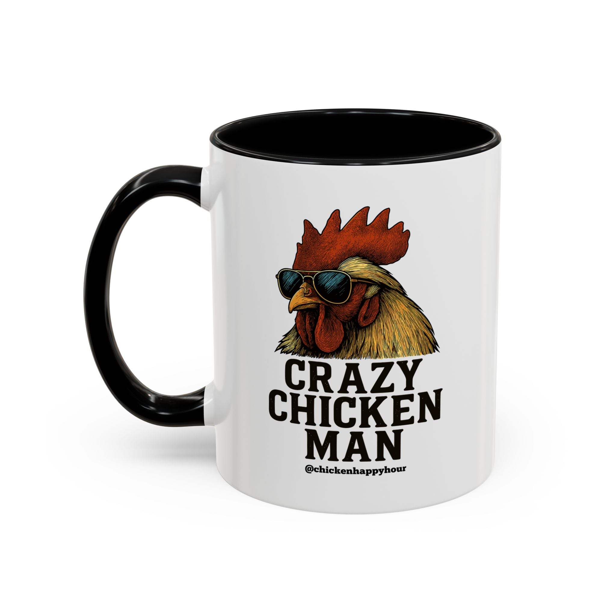 Crazy Chicken Man Coffee Mug