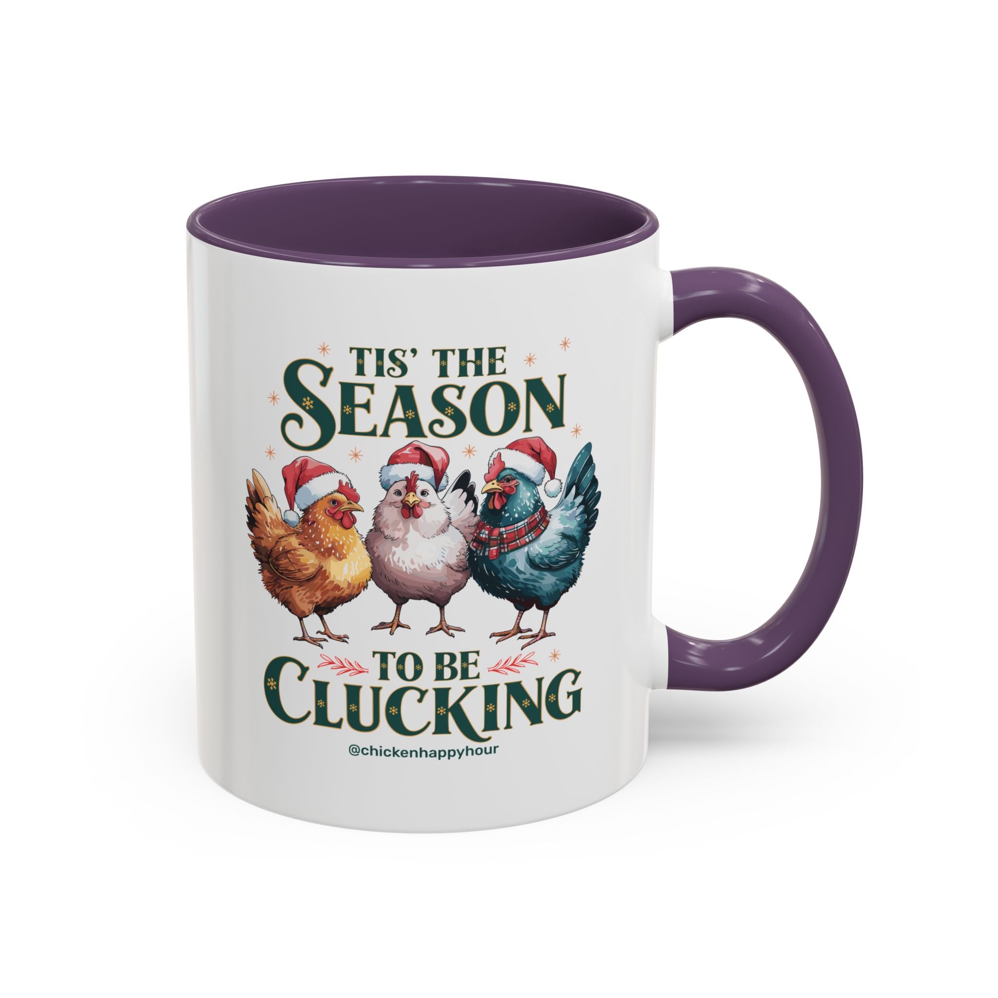 Tis The Season To Be Clucking Coffee Mug