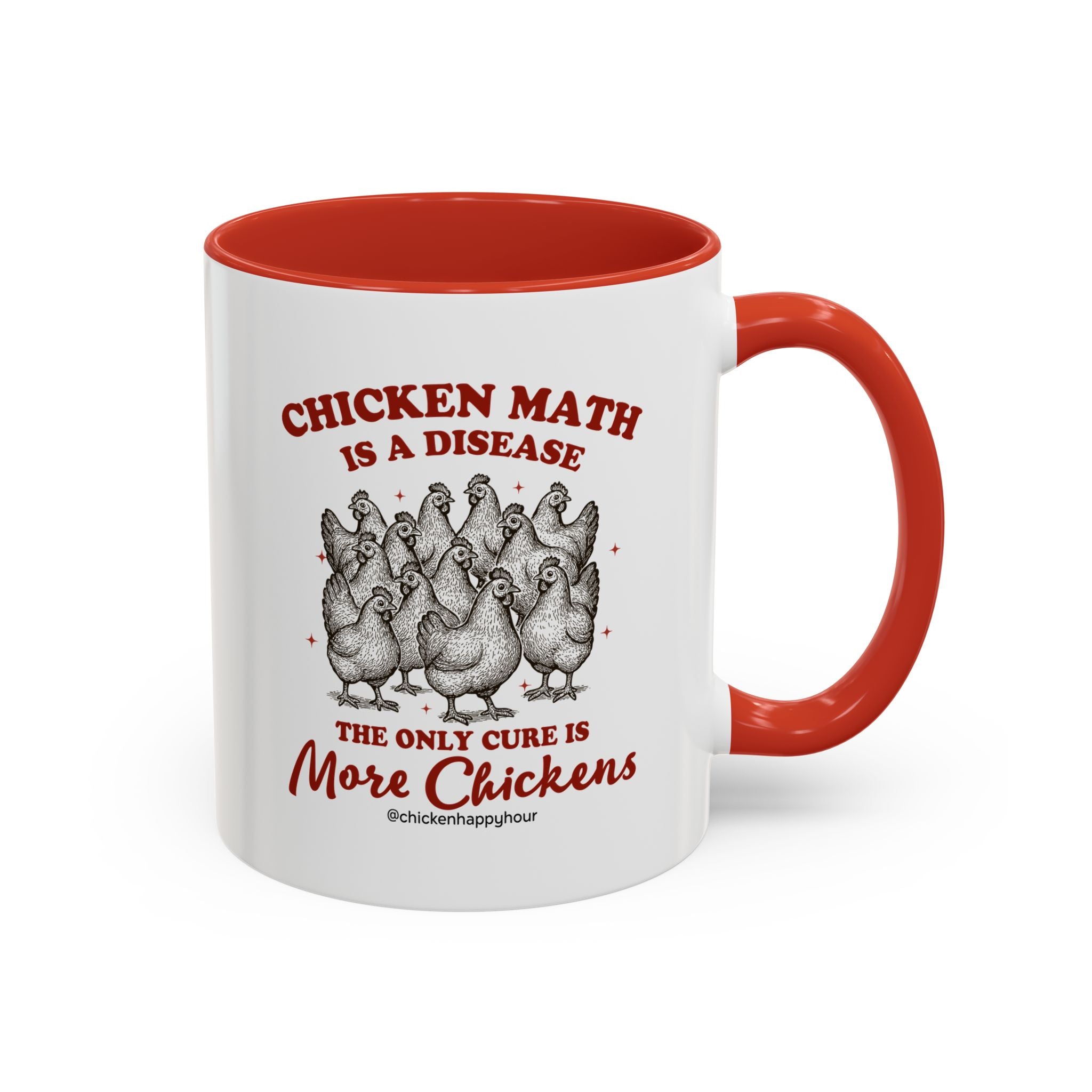 Chicken Math is a Disease Coffee Mug