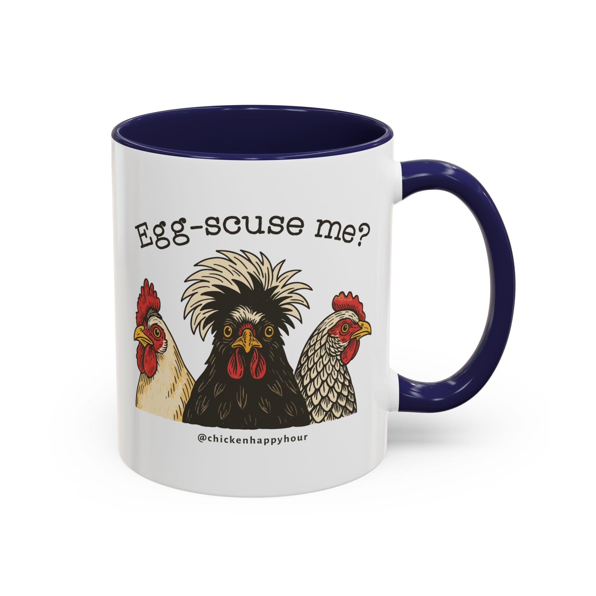 Egg-scuse Me Coffee Mug