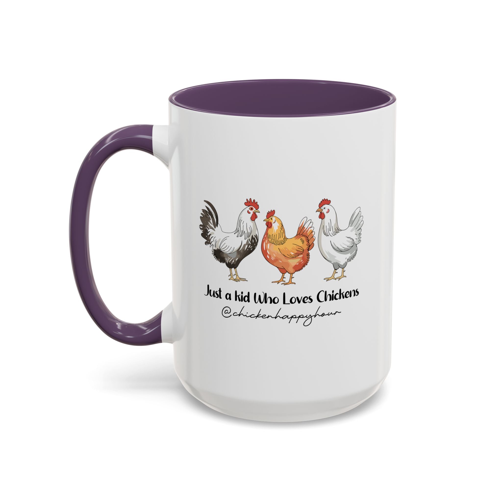 Just a kid Who Loves Chickens Coffee Mug