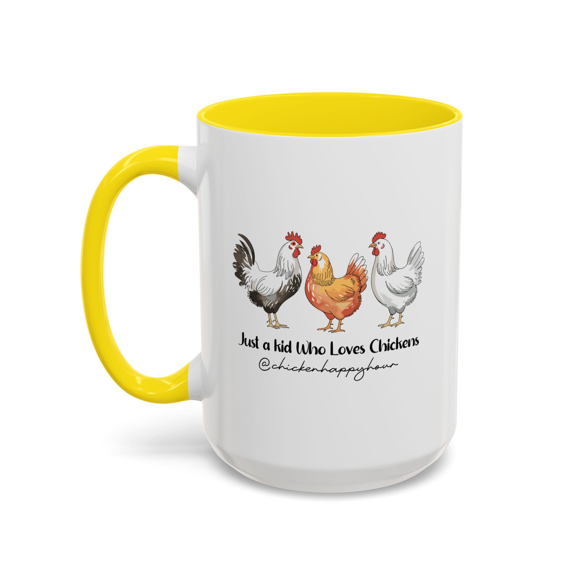 Just a kid Who Loves Chickens Coffee Mug