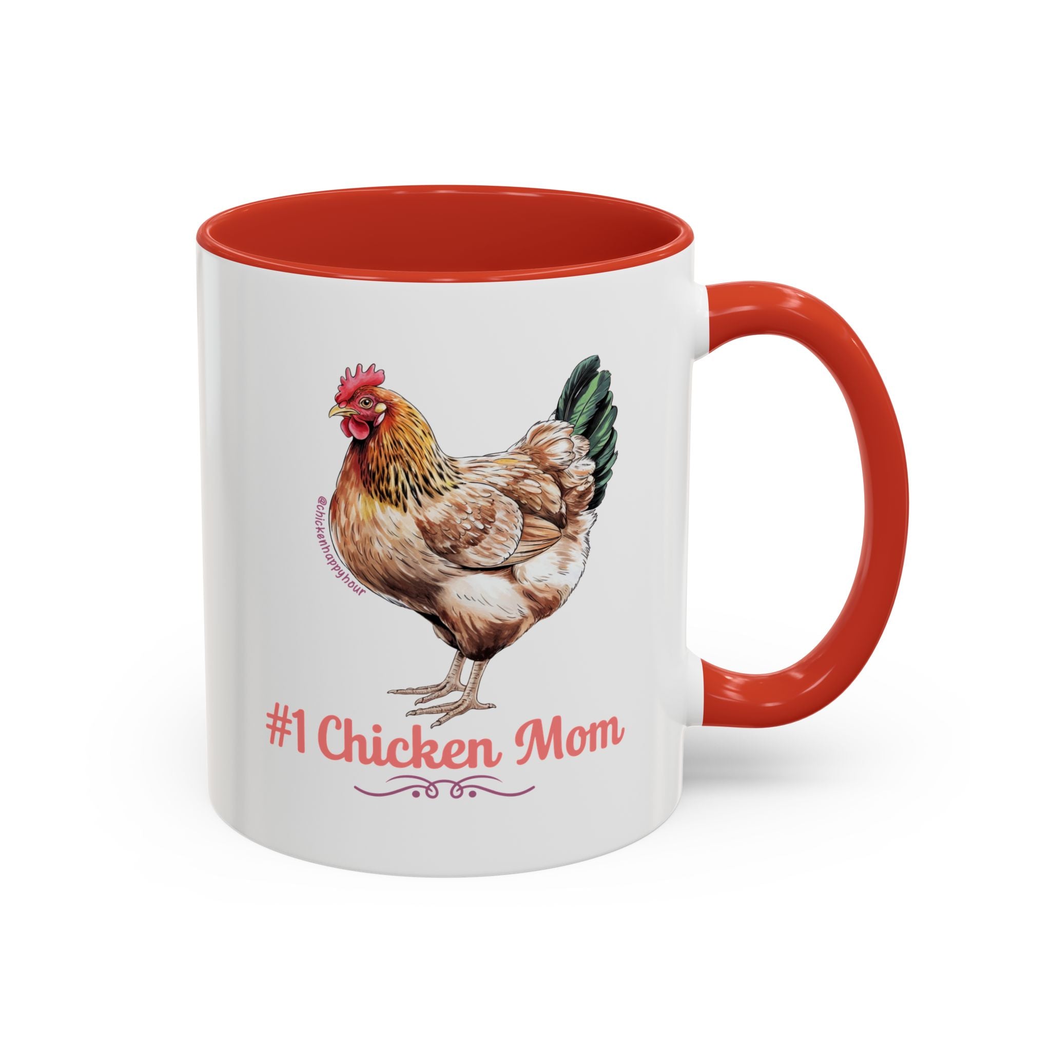 #1 Chicken Mom Coffee Mug