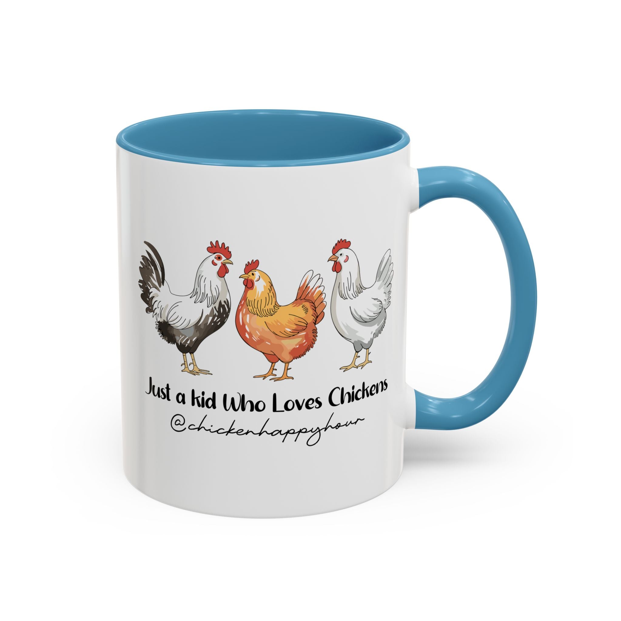Just a kid Who Loves Chickens Coffee Mug