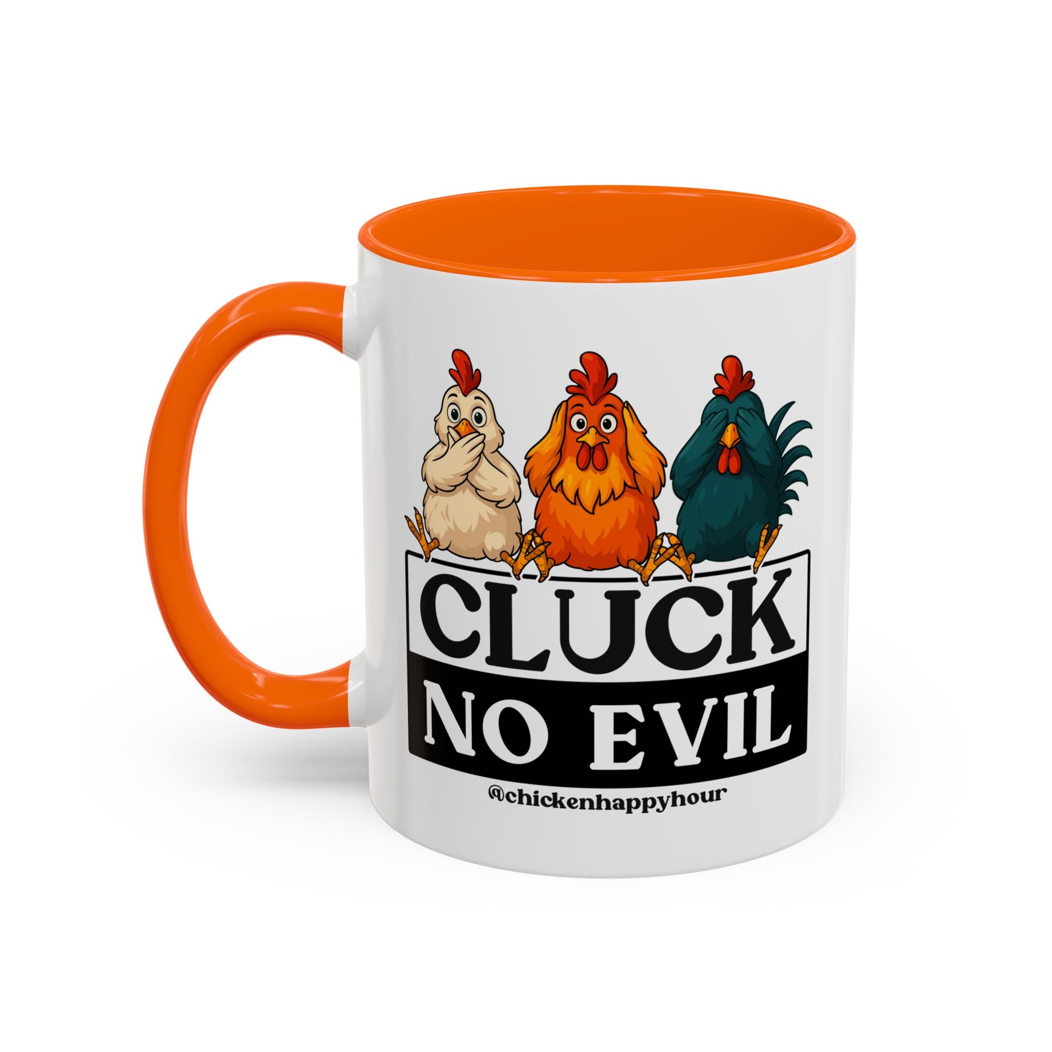 Cluck, No Evil Coffee Mug
