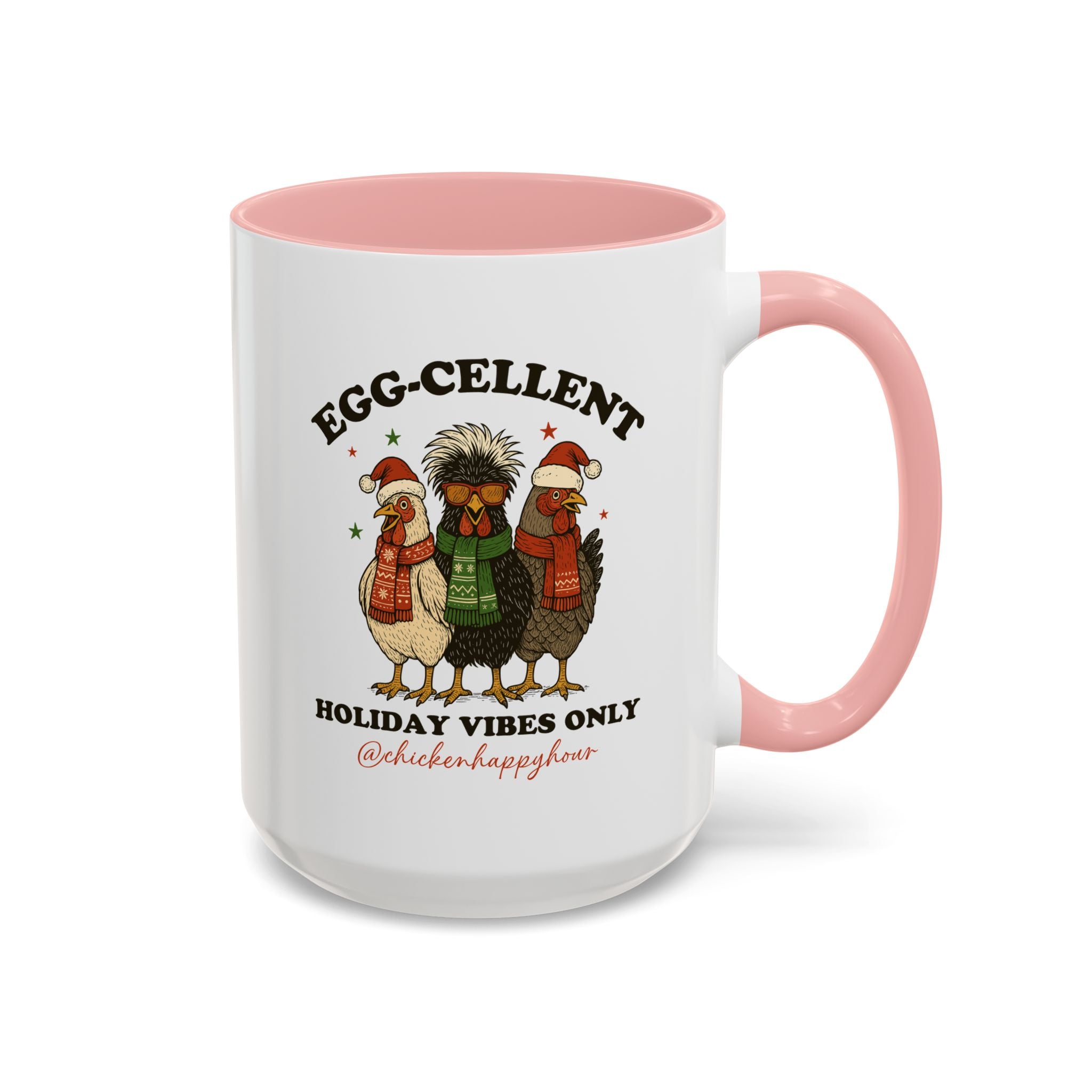 Egg-Cellent Holiday Vibes Only Coffee Mug