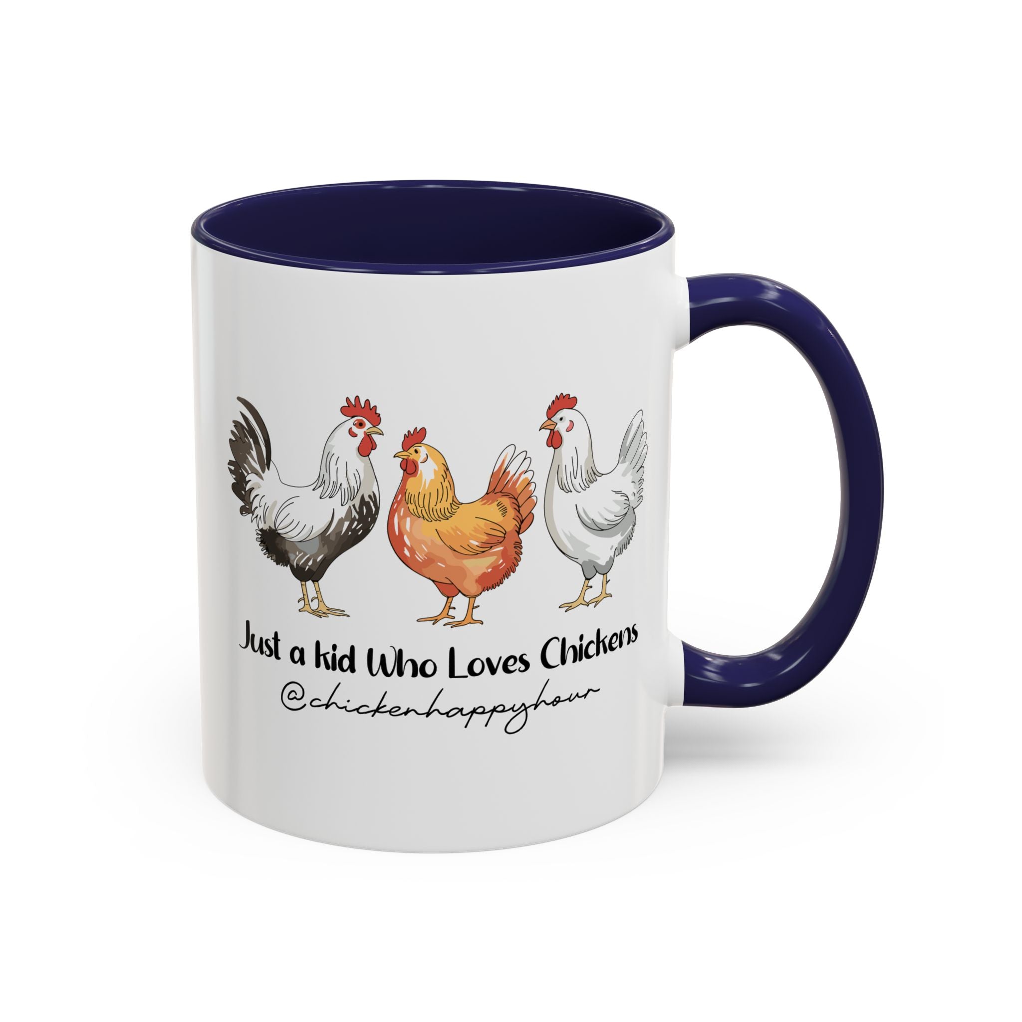 Just a kid Who Loves Chickens Coffee Mug