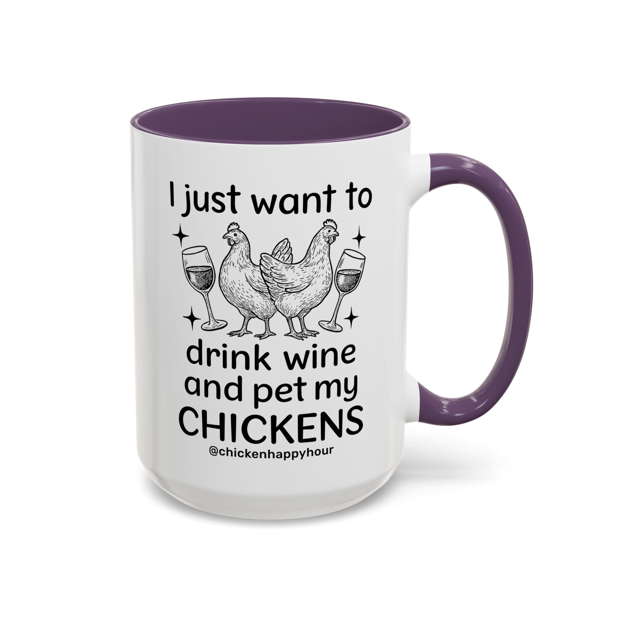 Wine and Chickens Coffee Mug