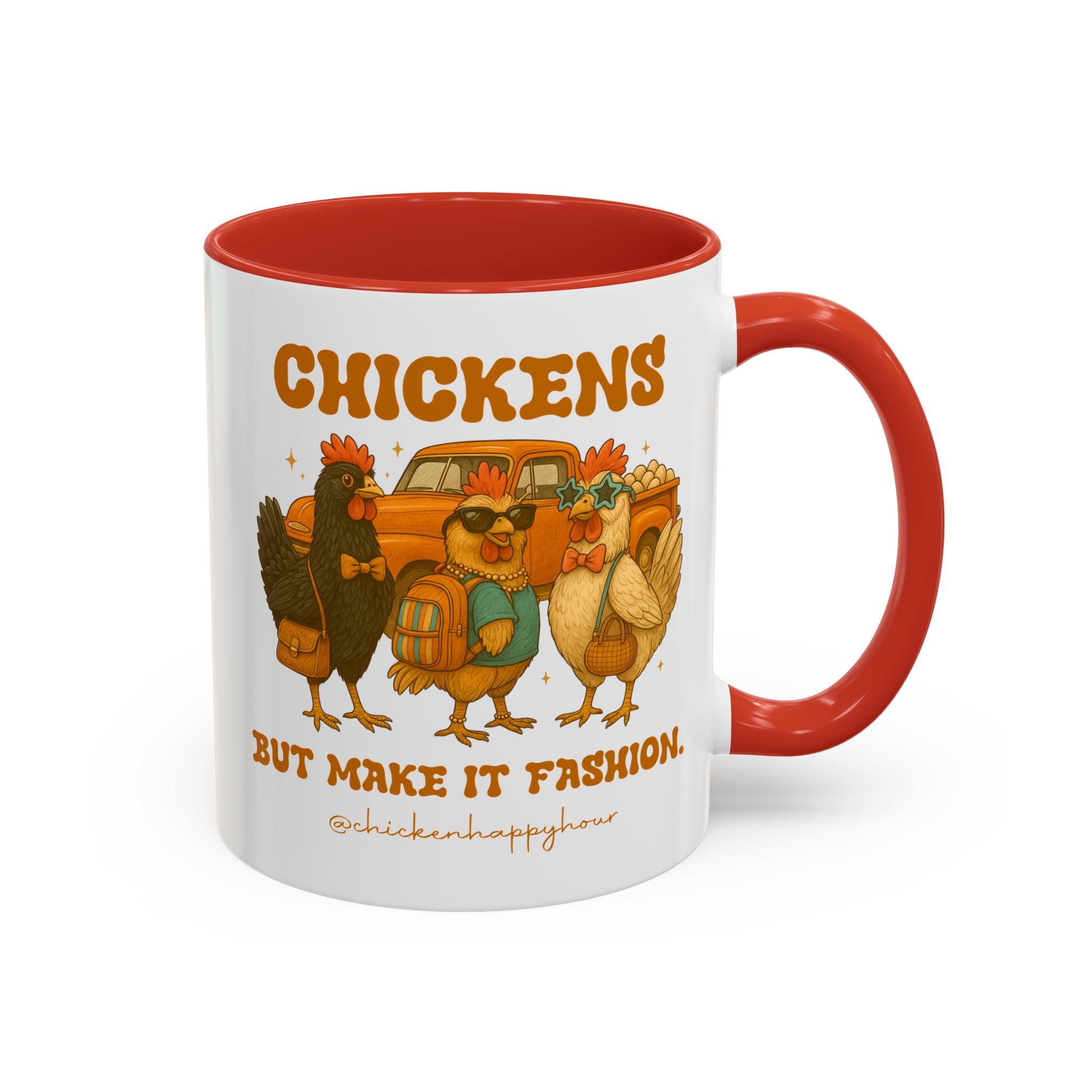 Chickens But Make it Fashion Coffee Mug