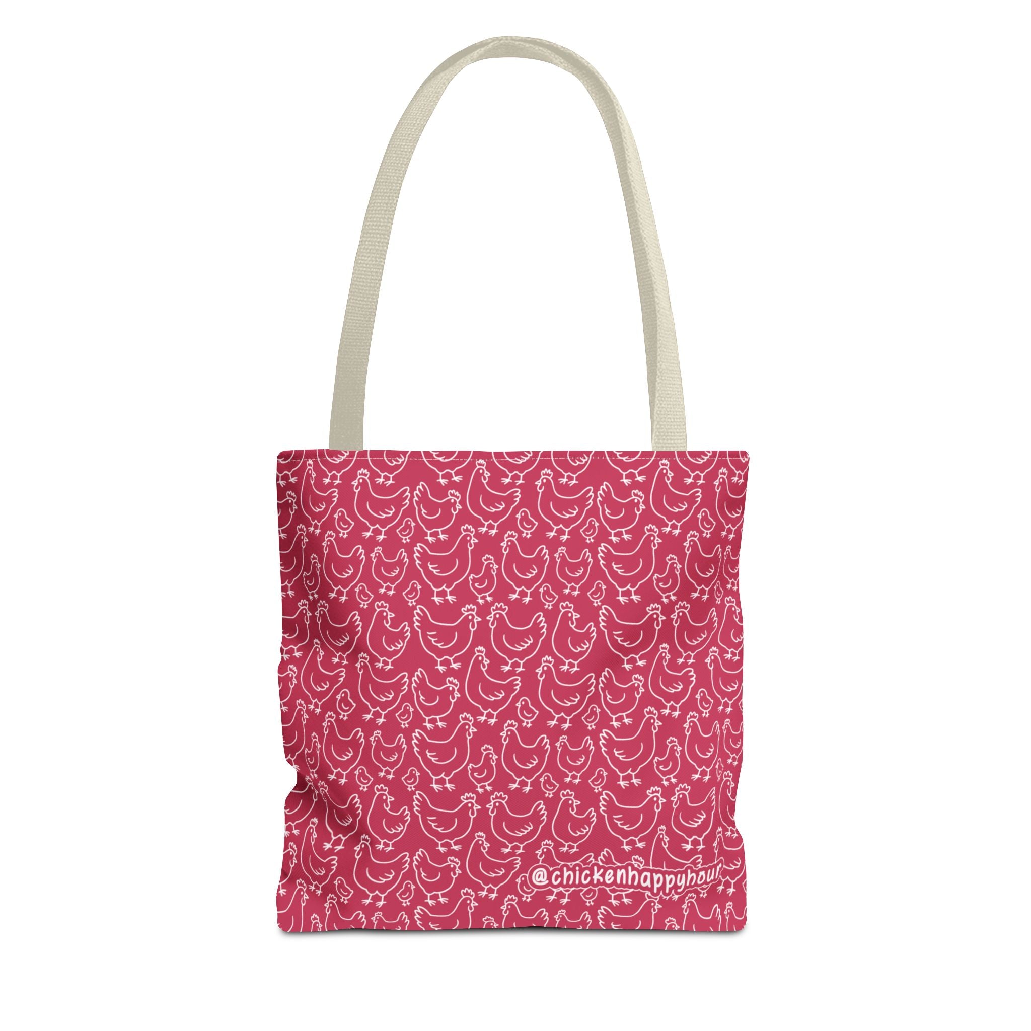 Chickens Pattern Tote Bag