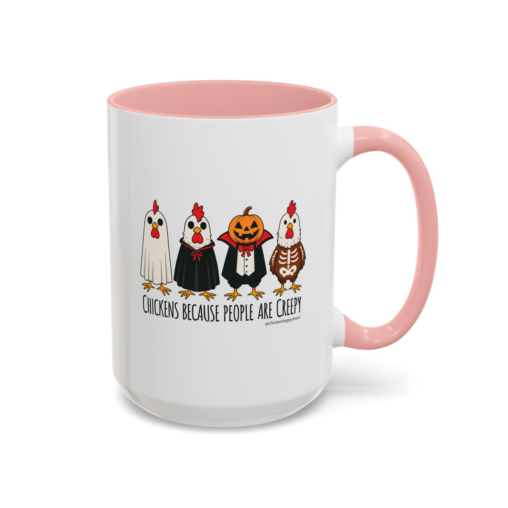 Chickens Because People Are Creepy Coffee Mug