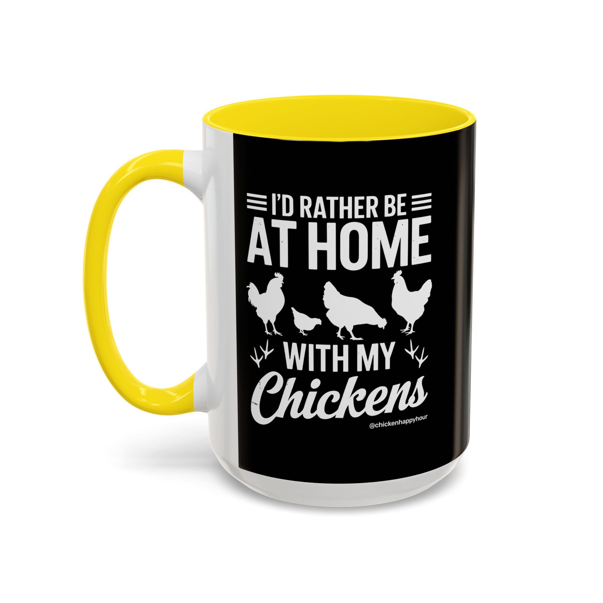 I'd Rather Be at Home With My Chickens Coffee Mug