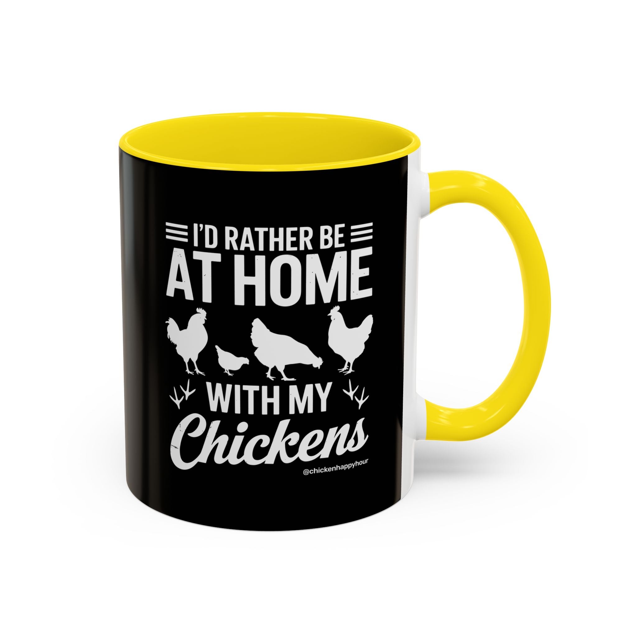 I'd Rather Be at Home With My Chickens Coffee Mug