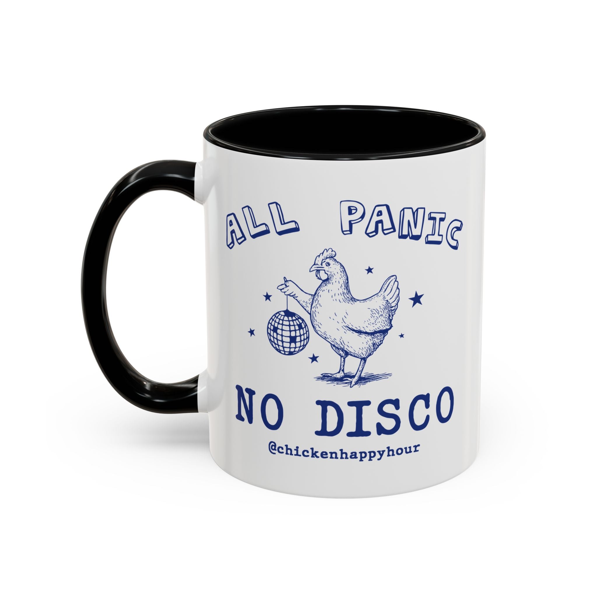 All Panic No Disco Coffee Mug