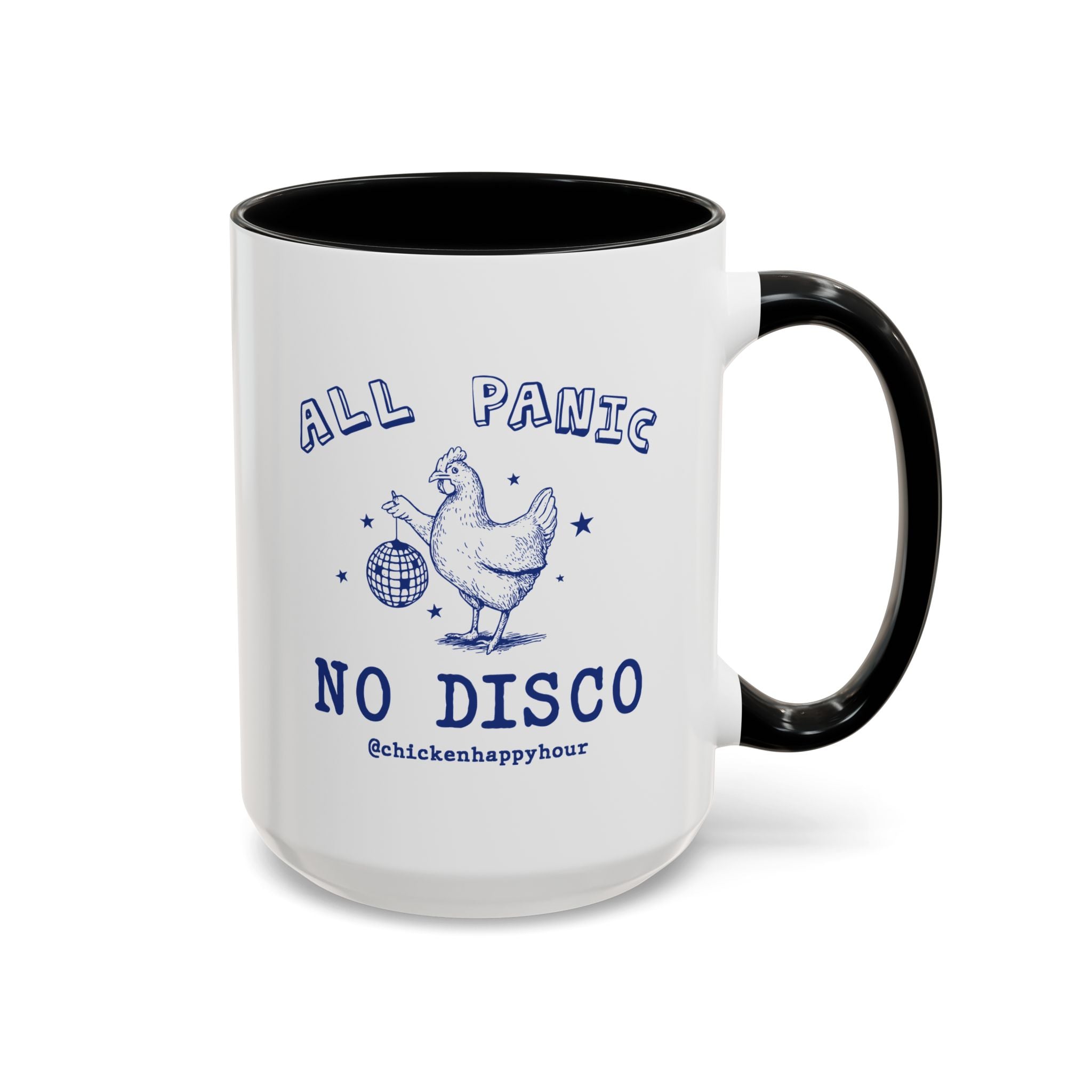All Panic No Disco Coffee Mug