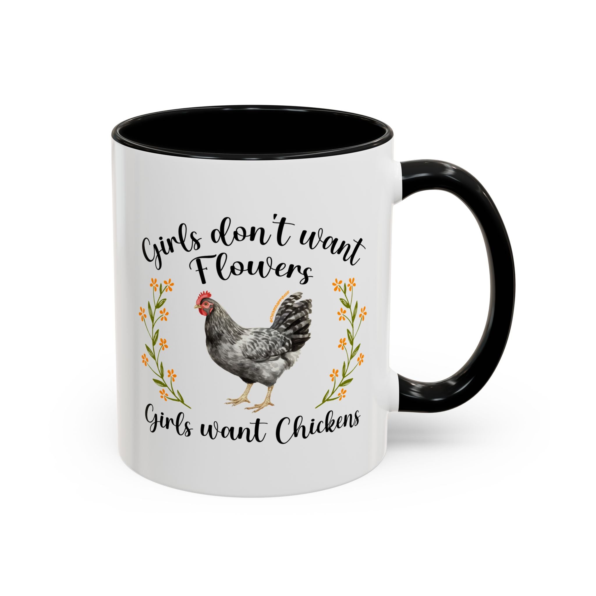 Girls Want Chickens Coffee Mug