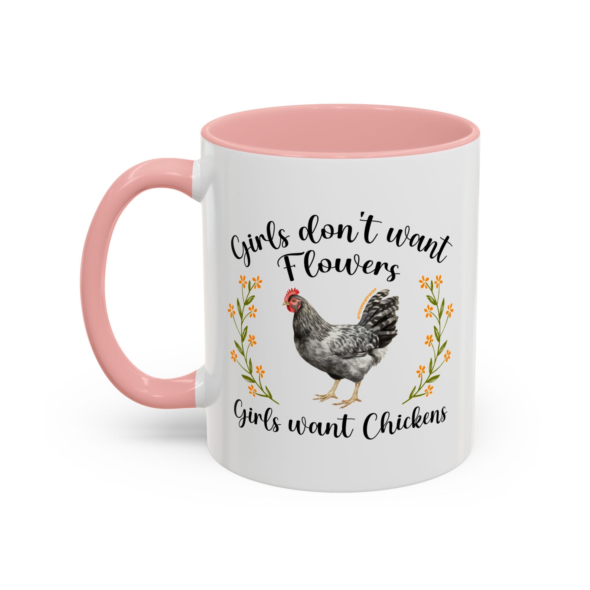 Girls Want Chickens Coffee Mug