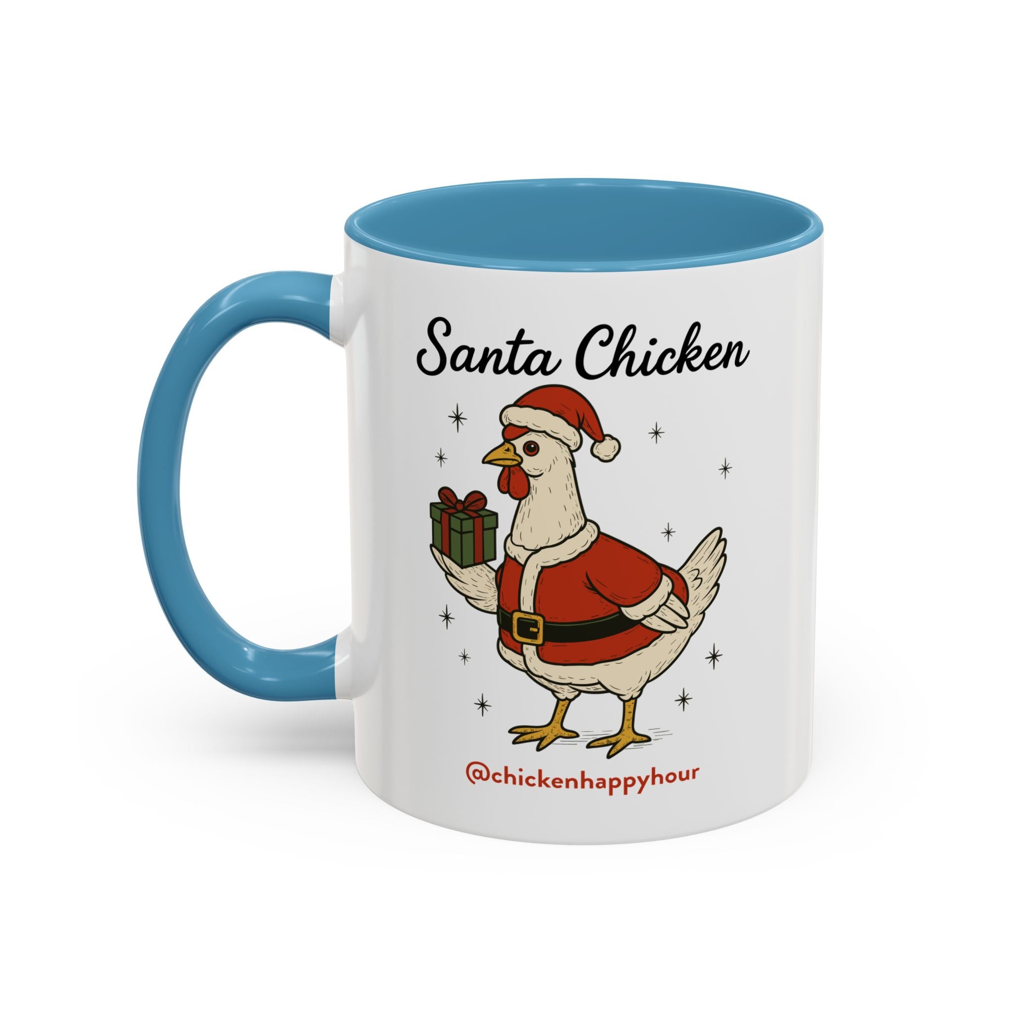 Santa Chicken Coffee Mug