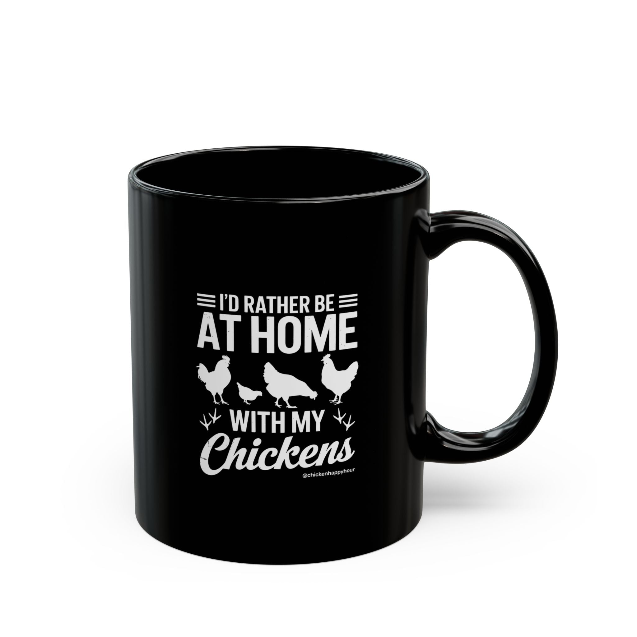 I'd Rather Be at Home With My Chickens Coffee Mug