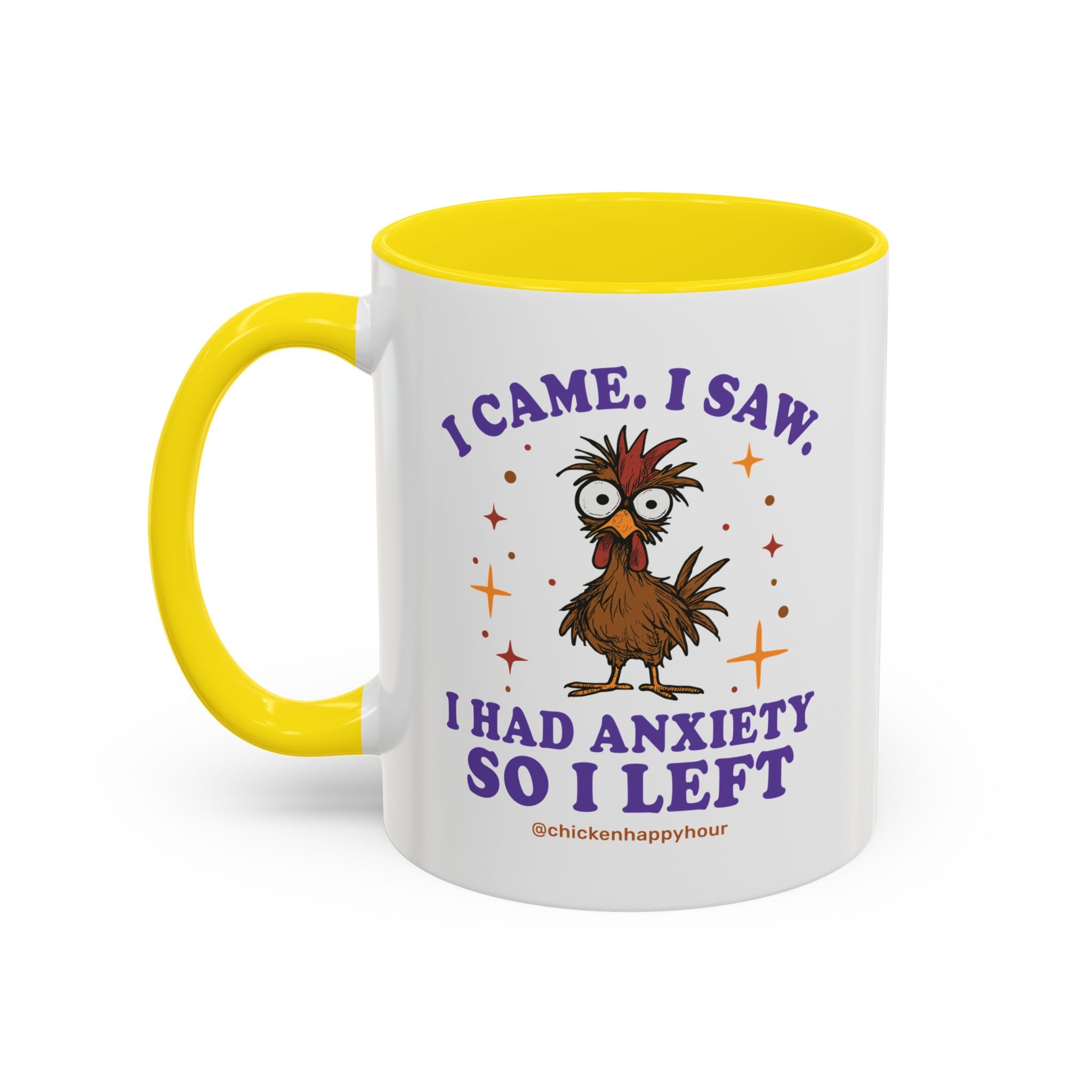 I Came I Saw I Had Anxiety I Left Coffee Mug