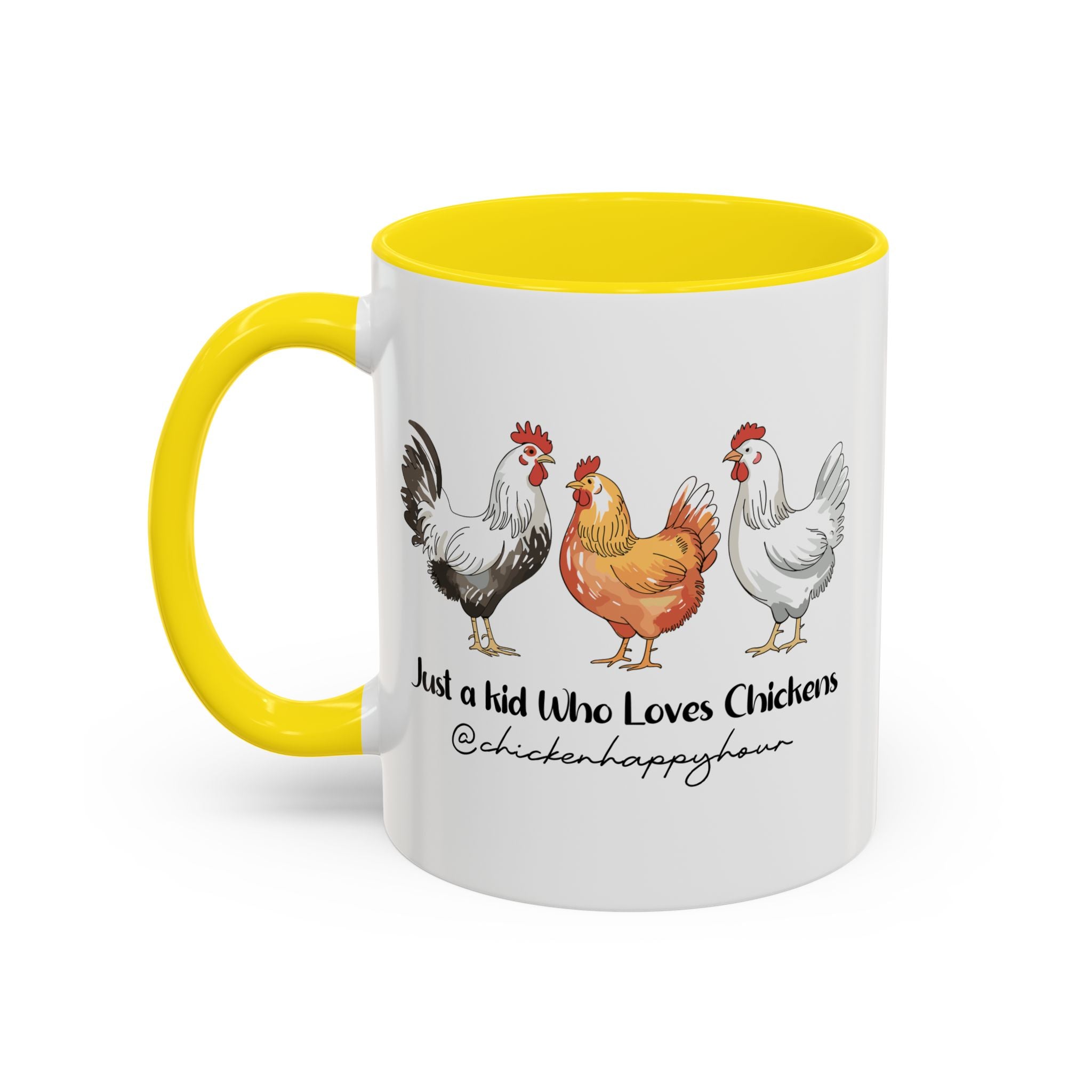 Just a kid Who Loves Chickens Coffee Mug