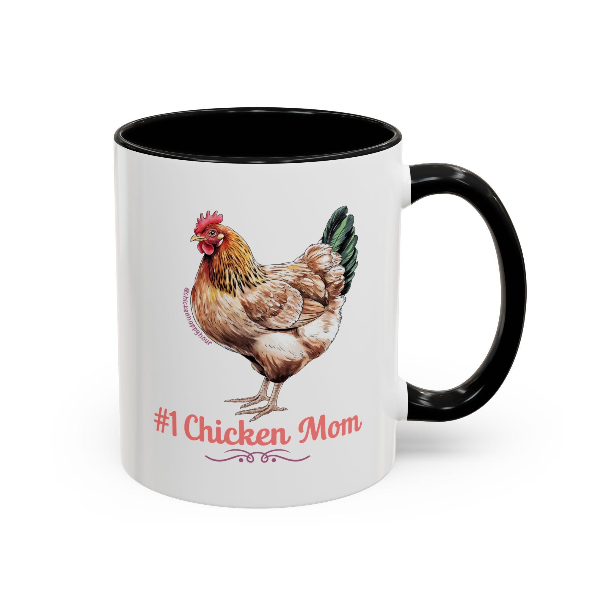 #1 Chicken Mom Coffee Mug