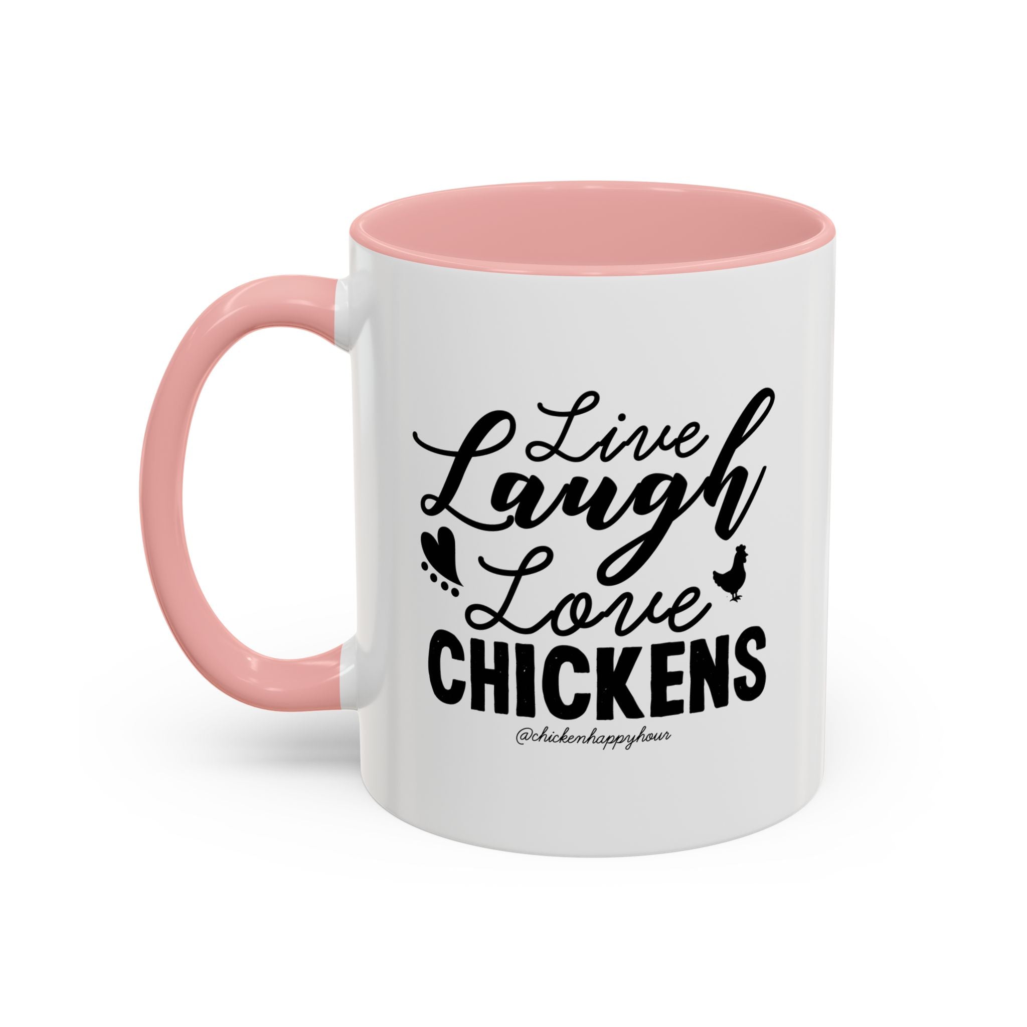 Live Laugh Love Chickens Coffee Mug