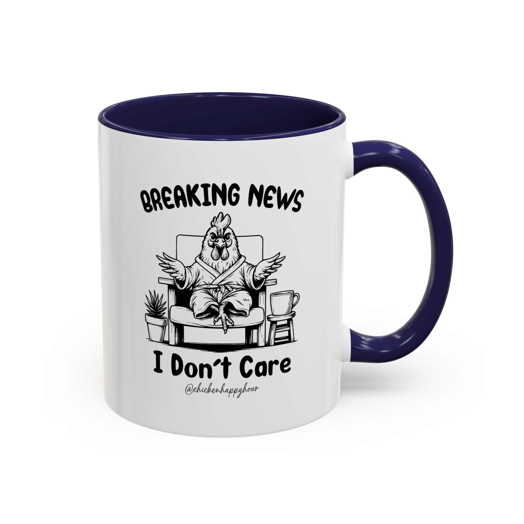 Breaking News I Don't Care Coffee Mug