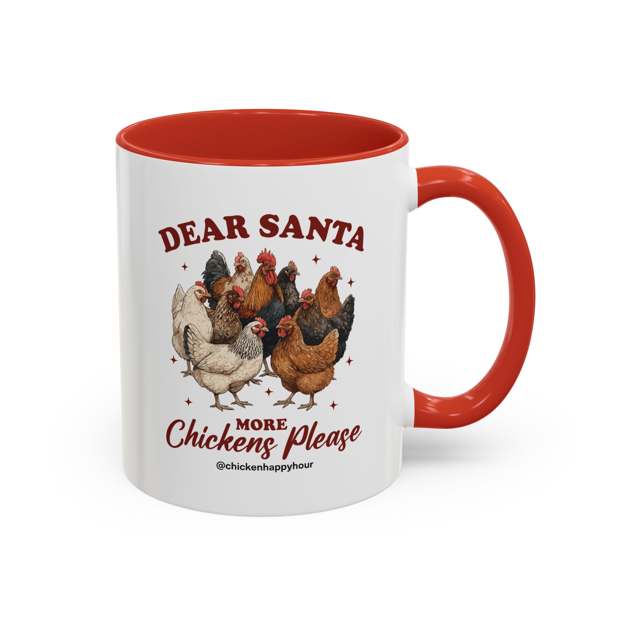 Dear Santa More Chickens Please Coffee Mug