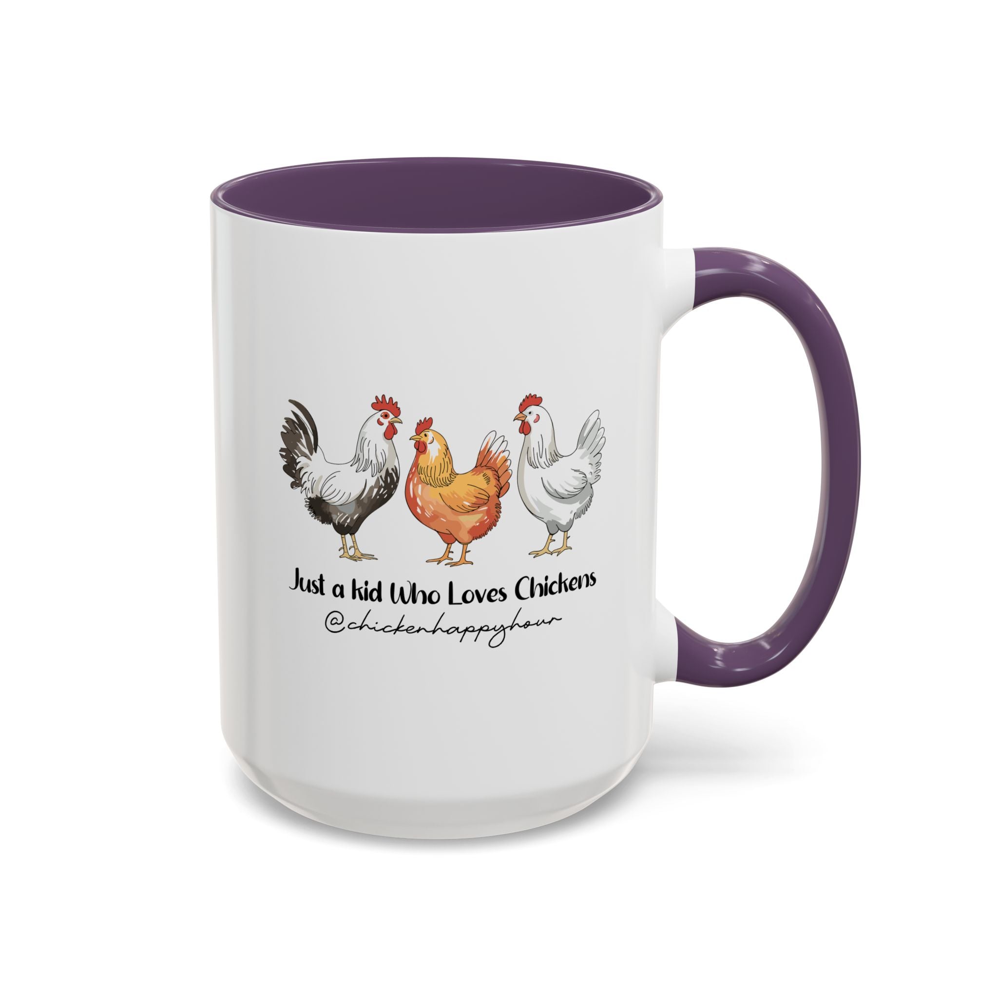 Just a kid Who Loves Chickens Coffee Mug