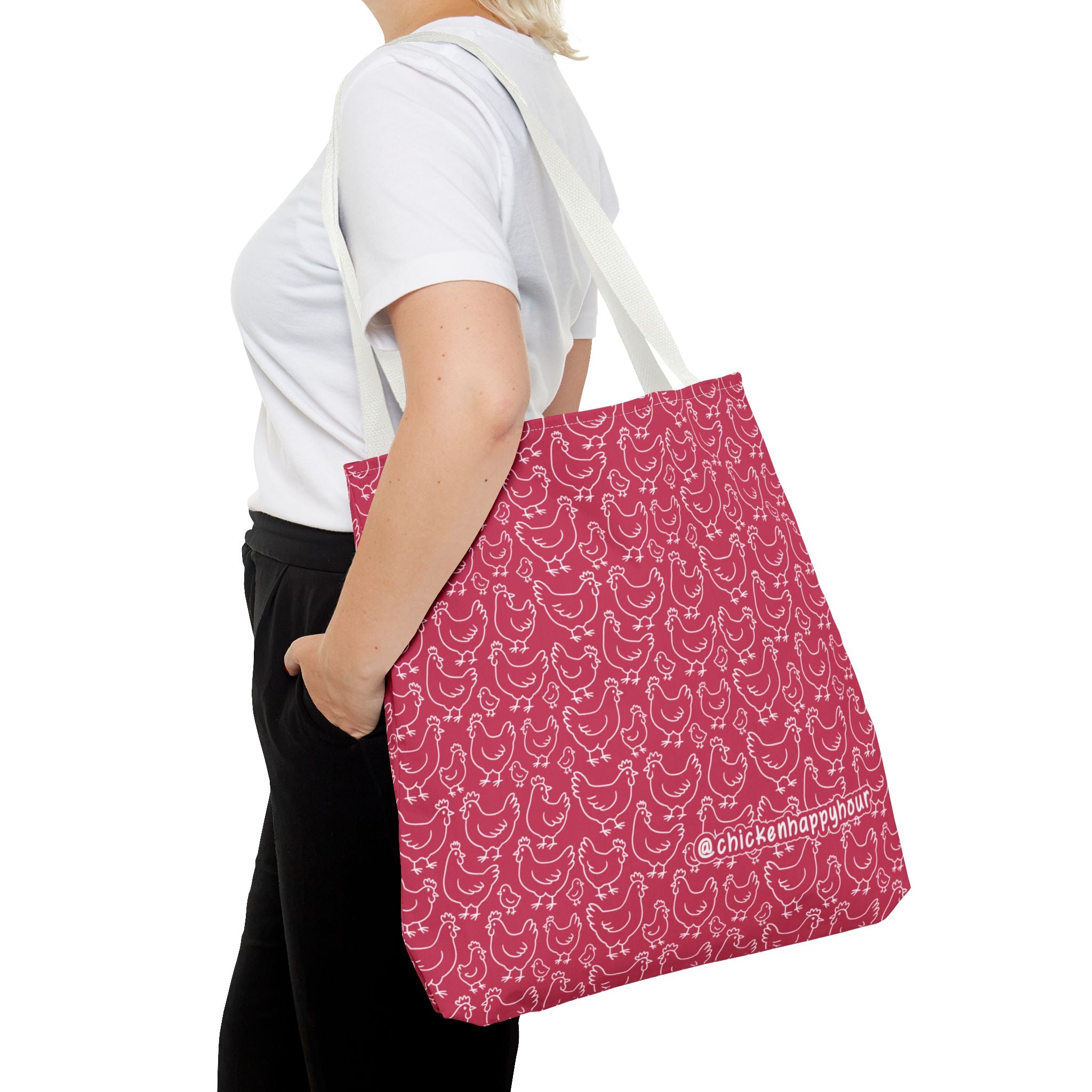 Chickens Pattern Tote Bag